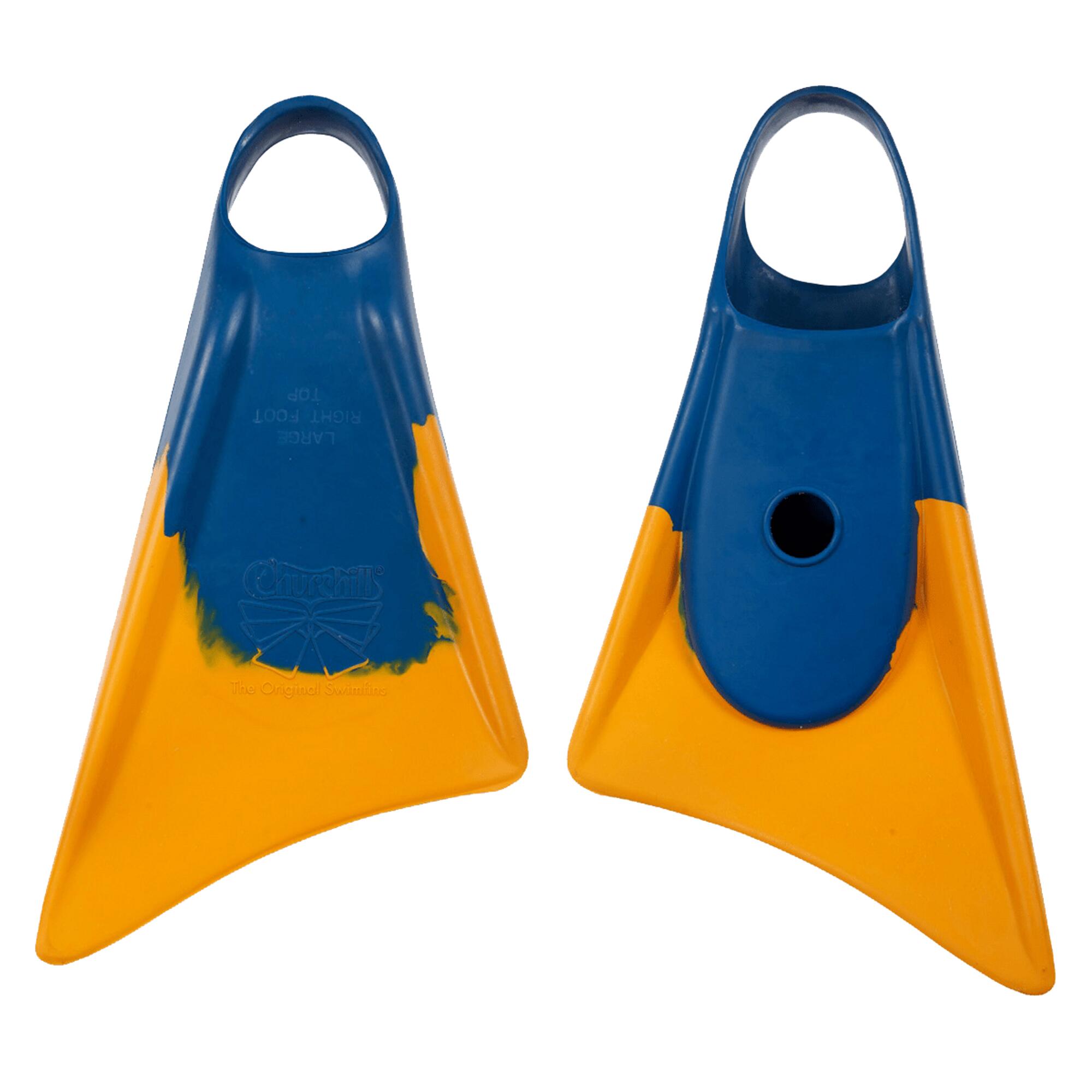 Churchill Flossen Bodyboard Makapuu orange/blau S