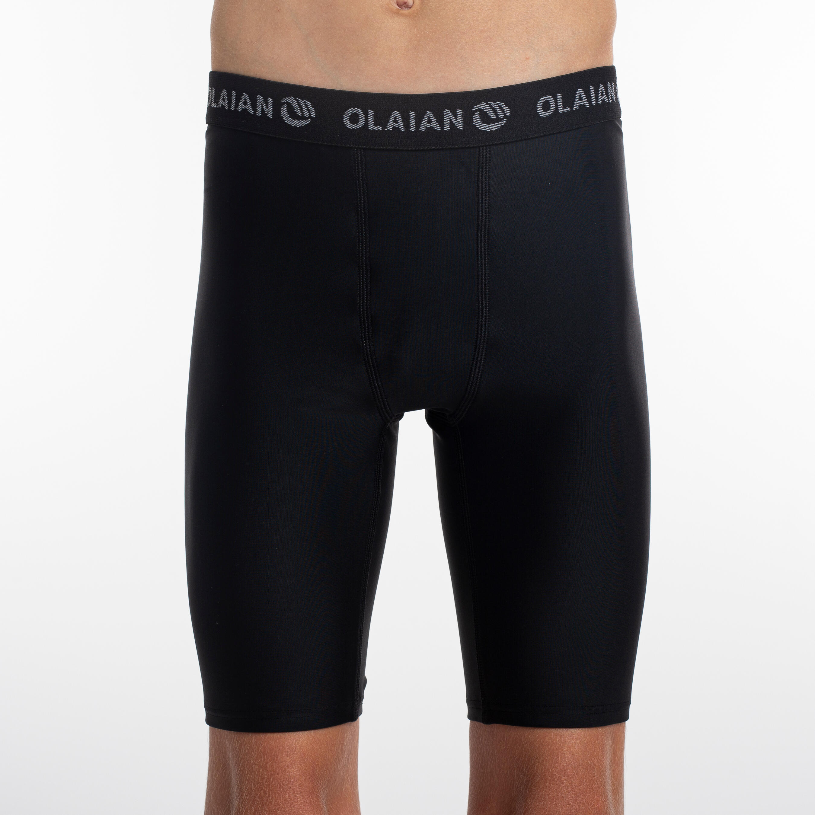 OLAIAN Funktionsshorts Surfen Jungen Unterziehshorts Jammer 500 schwarz Gr. 140 - 10 Jahre