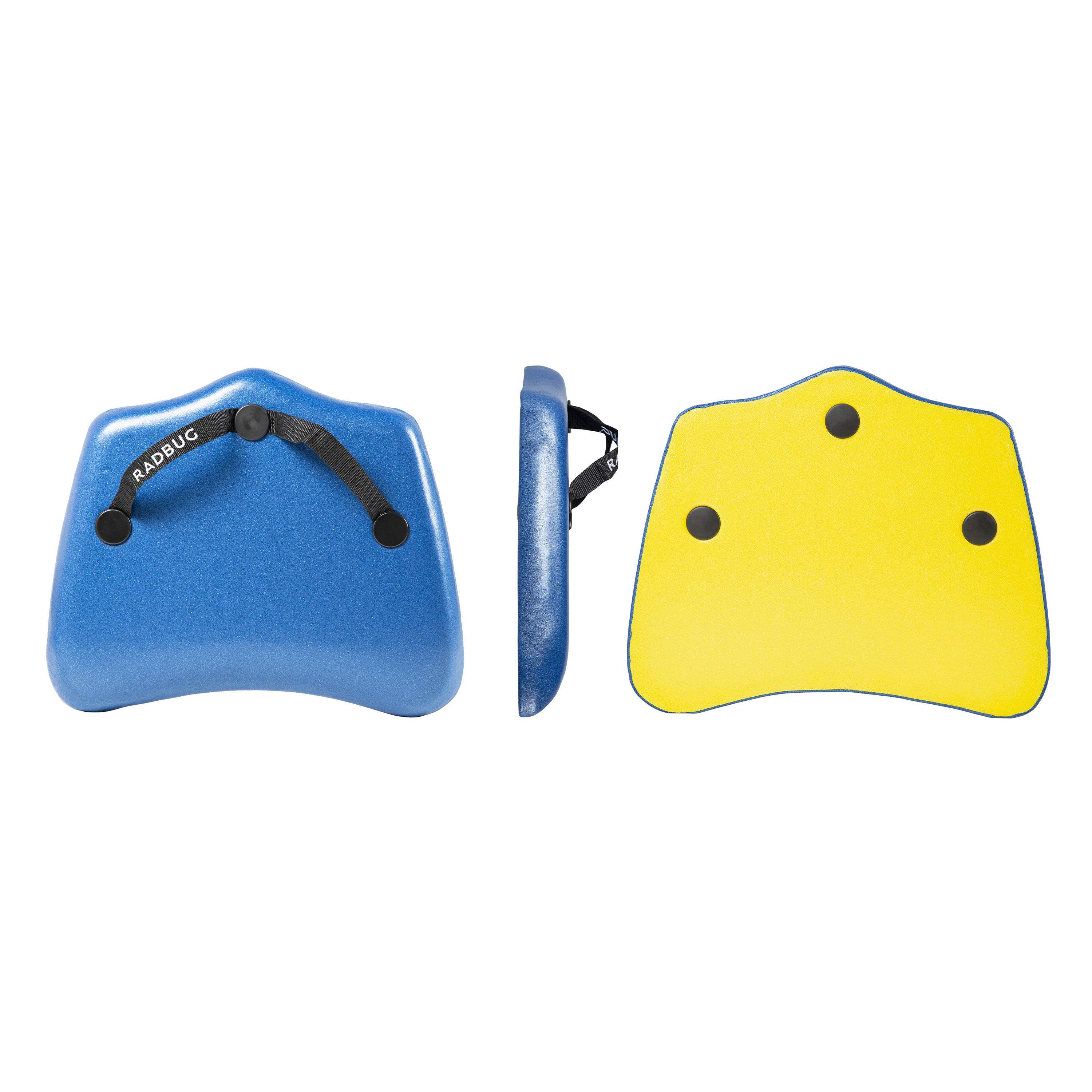 RADBUG Handboard Handplane Bodysurf blau/gelb EINHEITSGRÖSSE