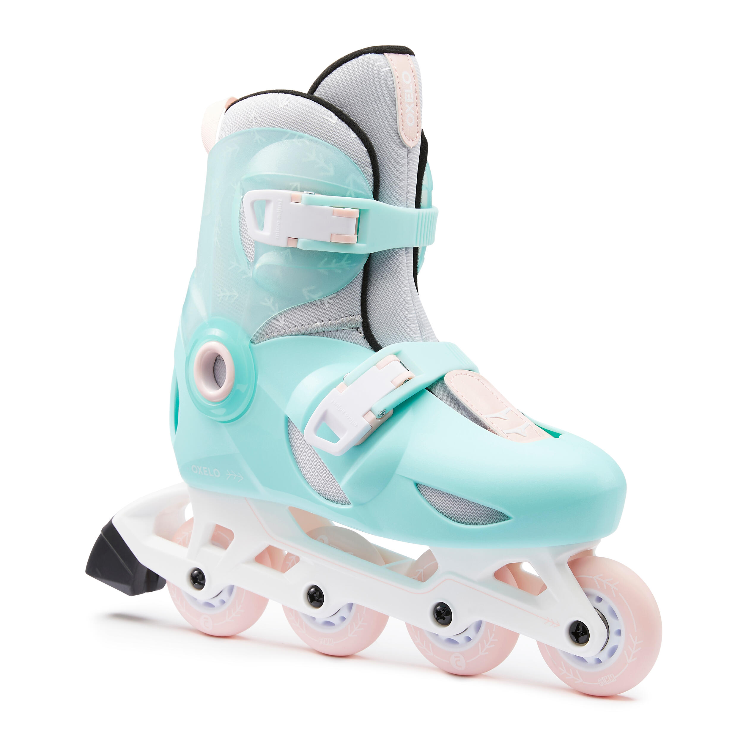 OXELO Inline-Skates Inliner Kinder Mädchen - Play5 mintgrün 1 32/34