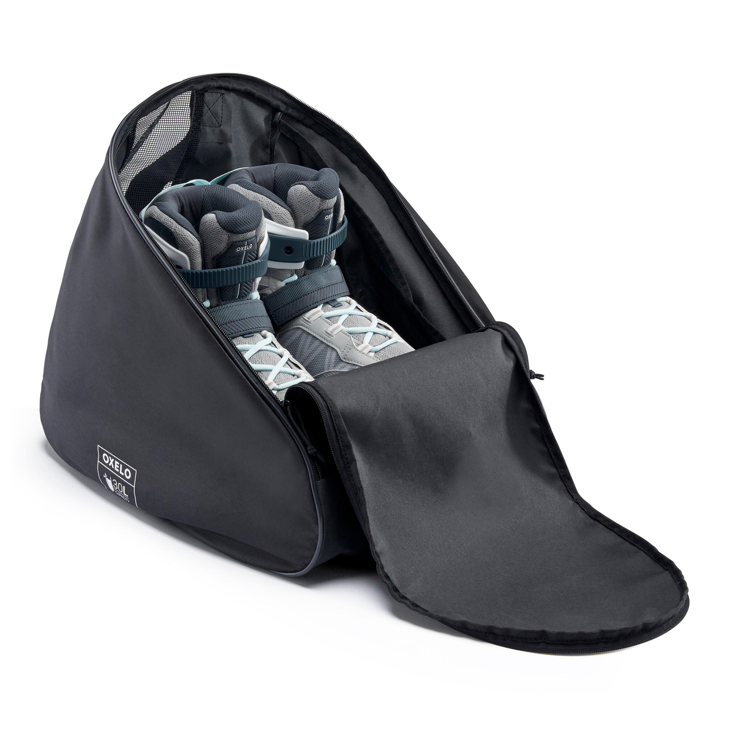 OXELO Inliner-Tasche Fit XL Erwachsene schwarz EINHEITSGRÃ–SSE