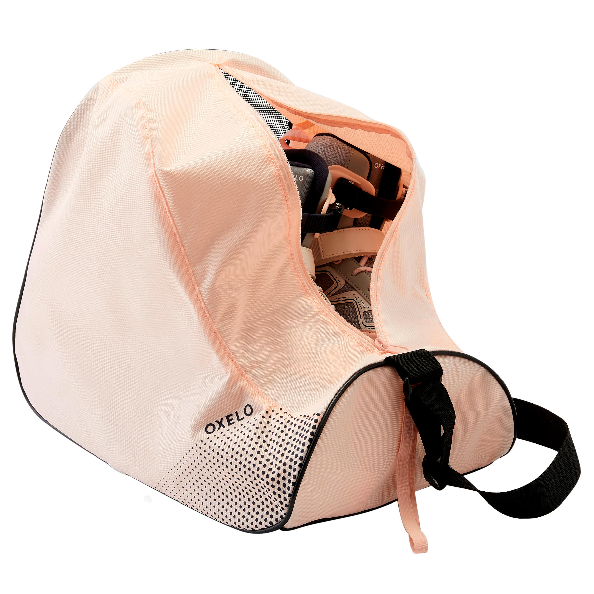 OXELO Inlinertasche Skatetasche Fit 26L hellrosa EINHEITSGRÃ–SSE