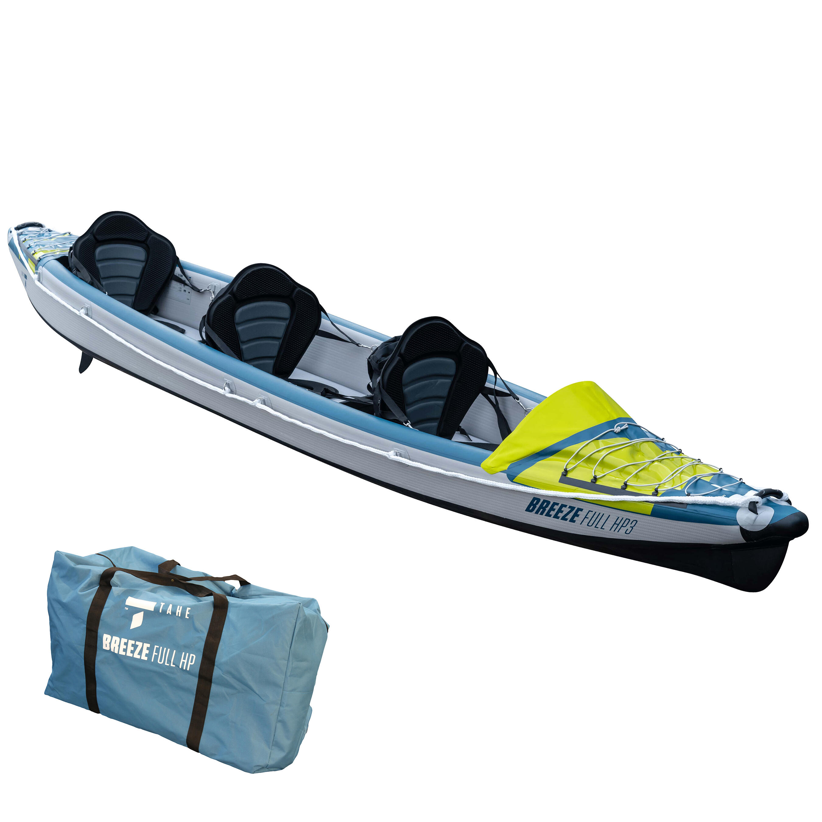 TAHE OUTDOORS Kajak Schlauchboot Breeze Hochdruck 3-Sitzer Tahe EINHEITSGRÃ–SSE