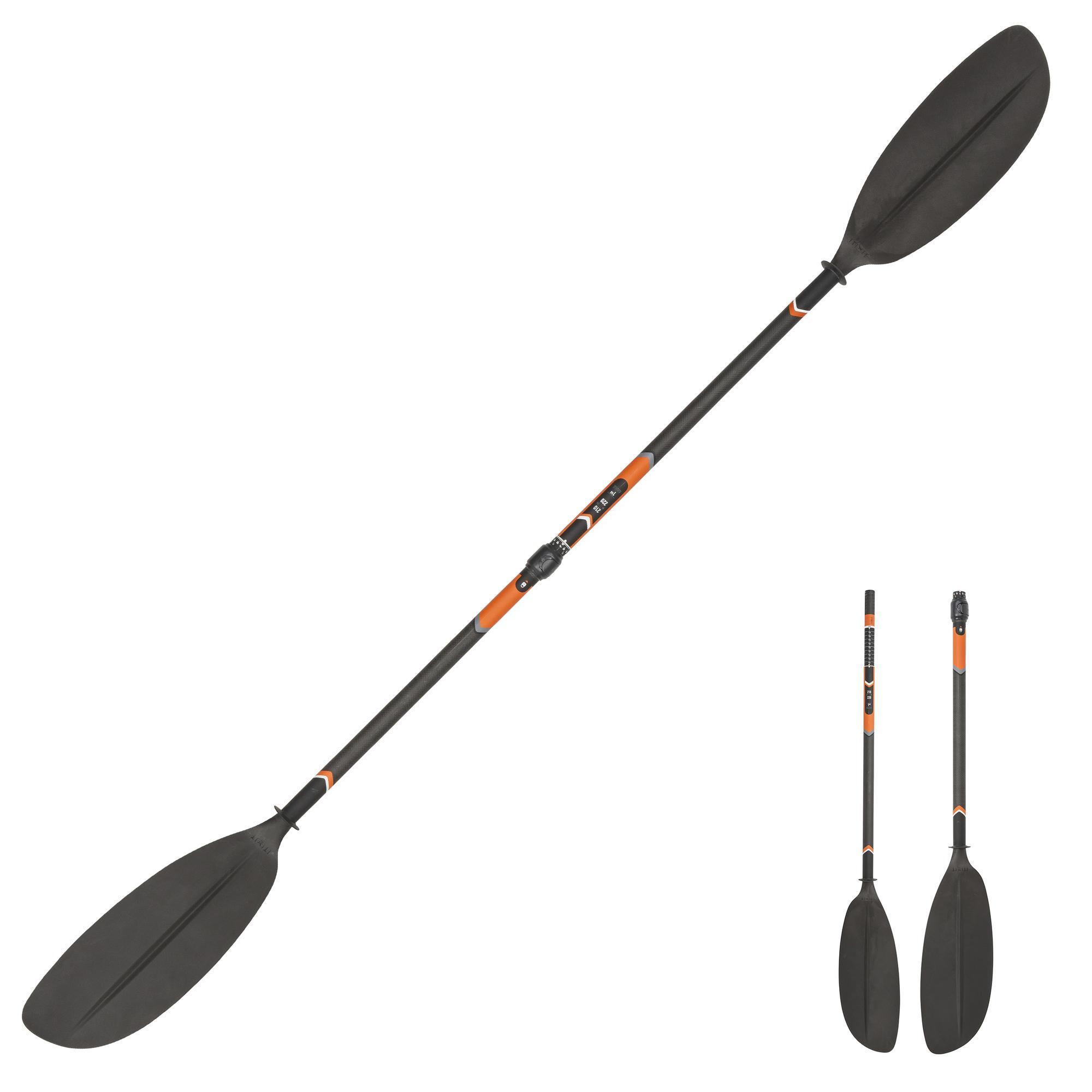 ITIWIT Kajakpaddel Carbon X500 zweiteilig zerlegbar und verstellbar 210â€“220Â cm EINHEITSGRÃ–SSE