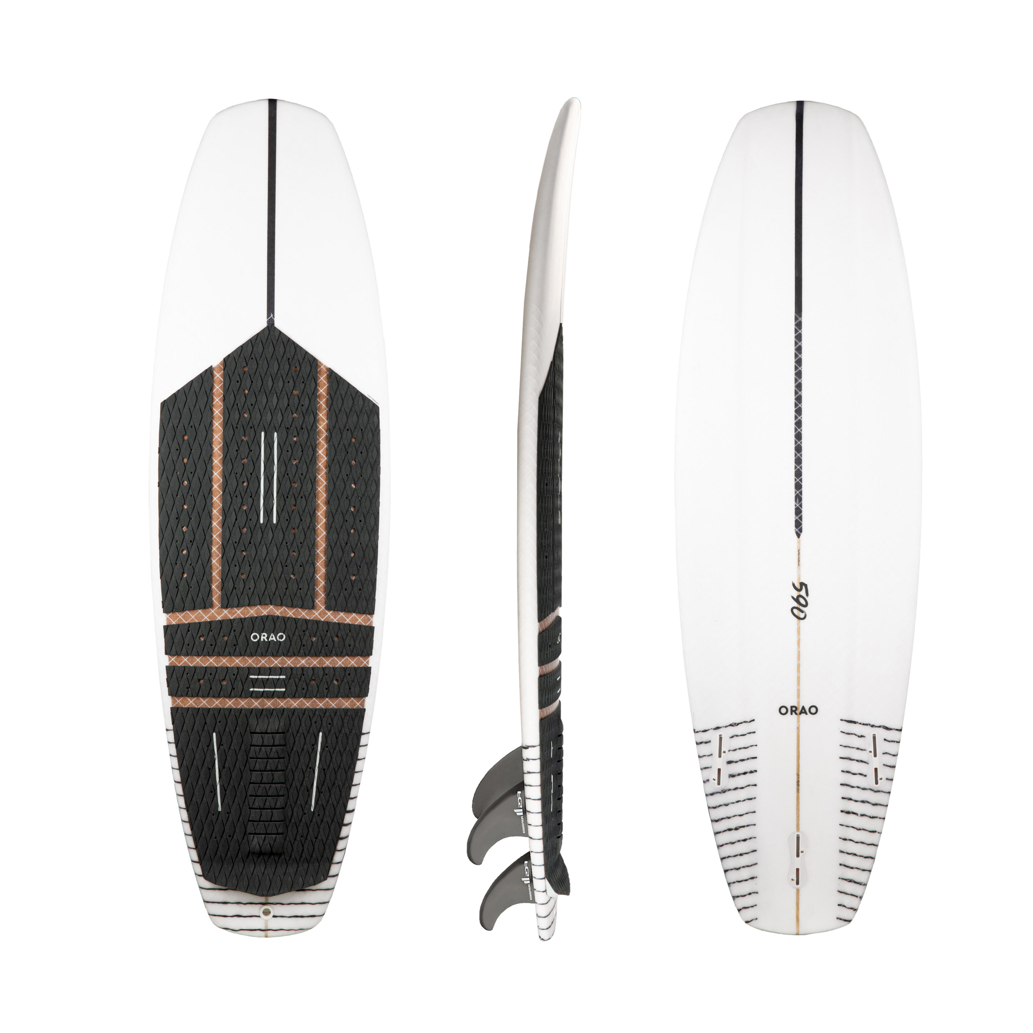 ORAO Kitesurfboard 900 Directional SURFKITE 590 Strapless 5'4 EINHEITSGRÃ–SSE