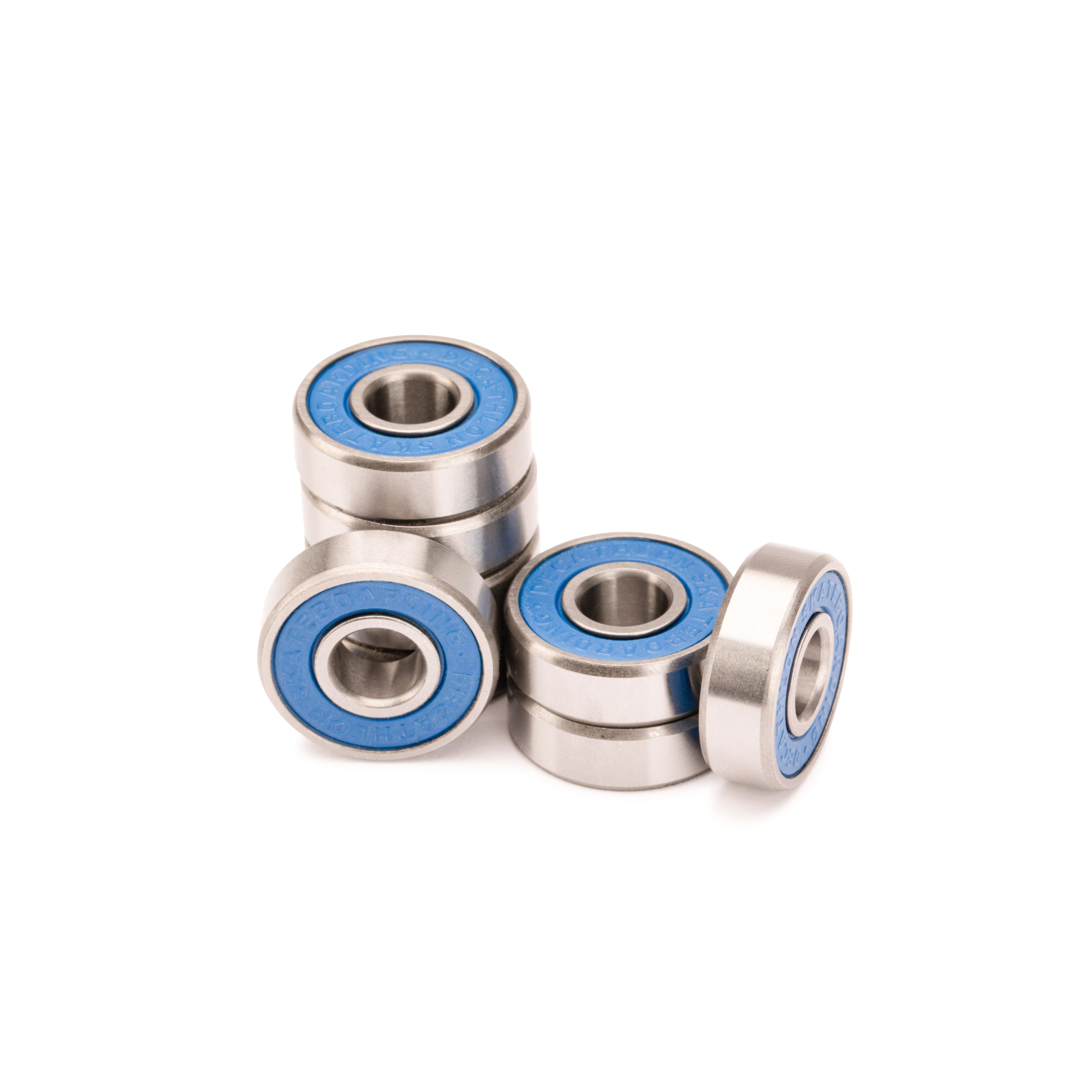 OXELO Kugellager-Set fÃ¼r Skateboard hochwertige QualitÃ¤t BR500 8 StÃ¼ck blau EINHEITSGRÃ–SSE