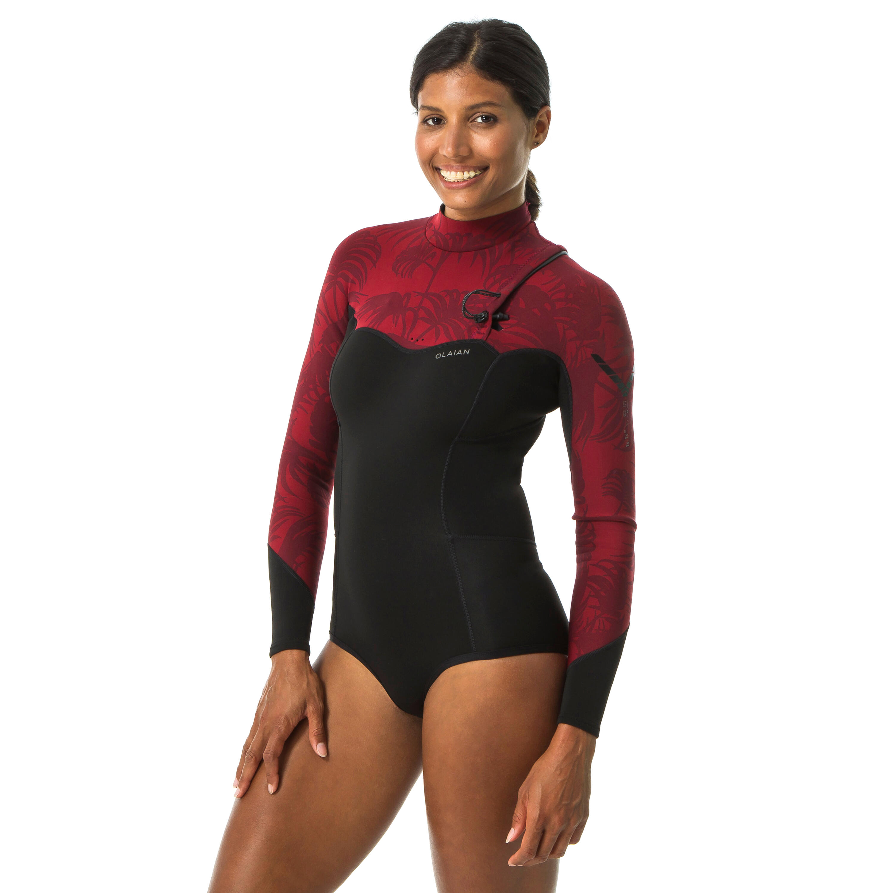 OLAIAN Langarm-Shorty Neopren-Schaum 1,5Â mm elastisch ohne Reissverschluss Expert Damen S
