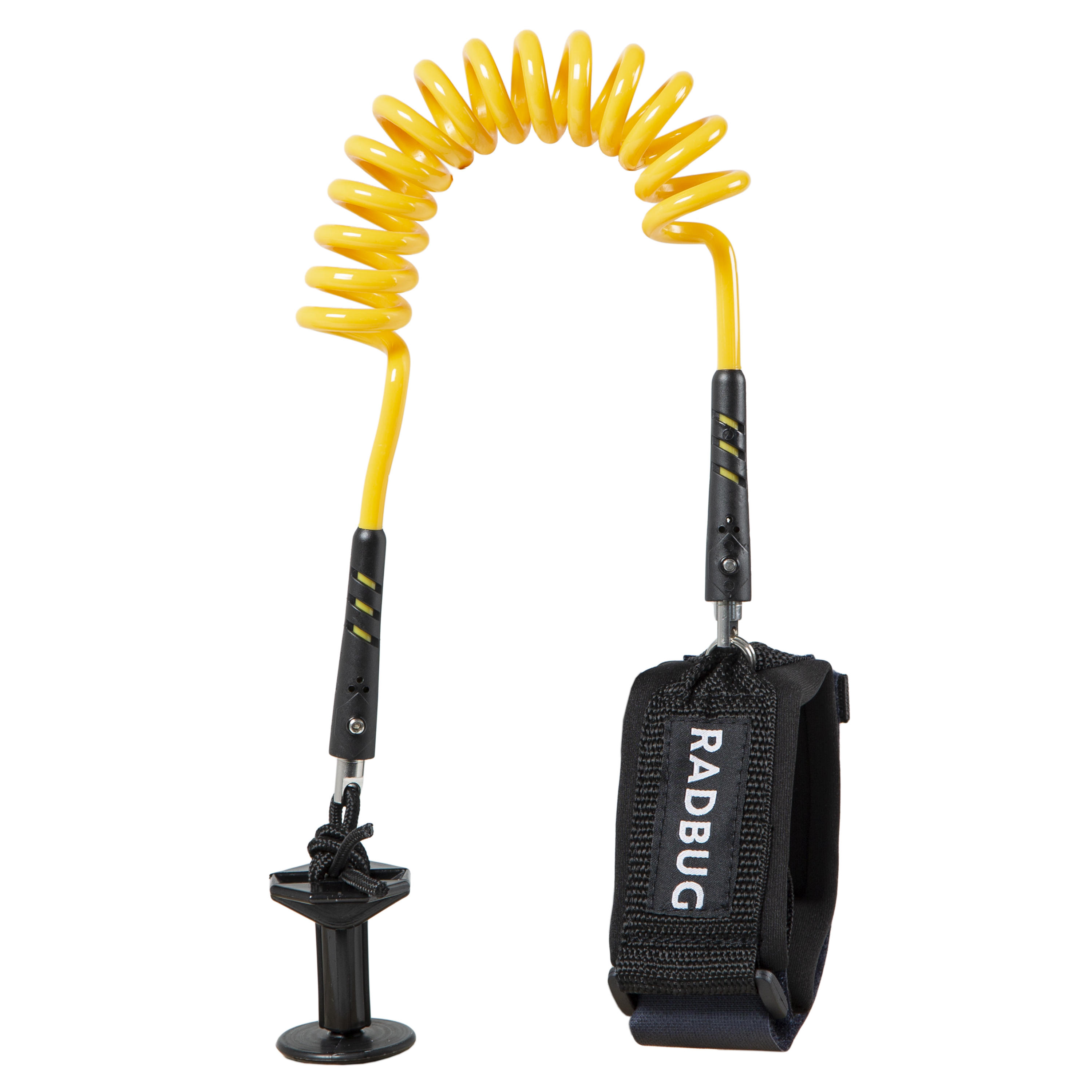 RADBUG Leash Bodyboard 500 gelb EINHEITSGRÖSSE