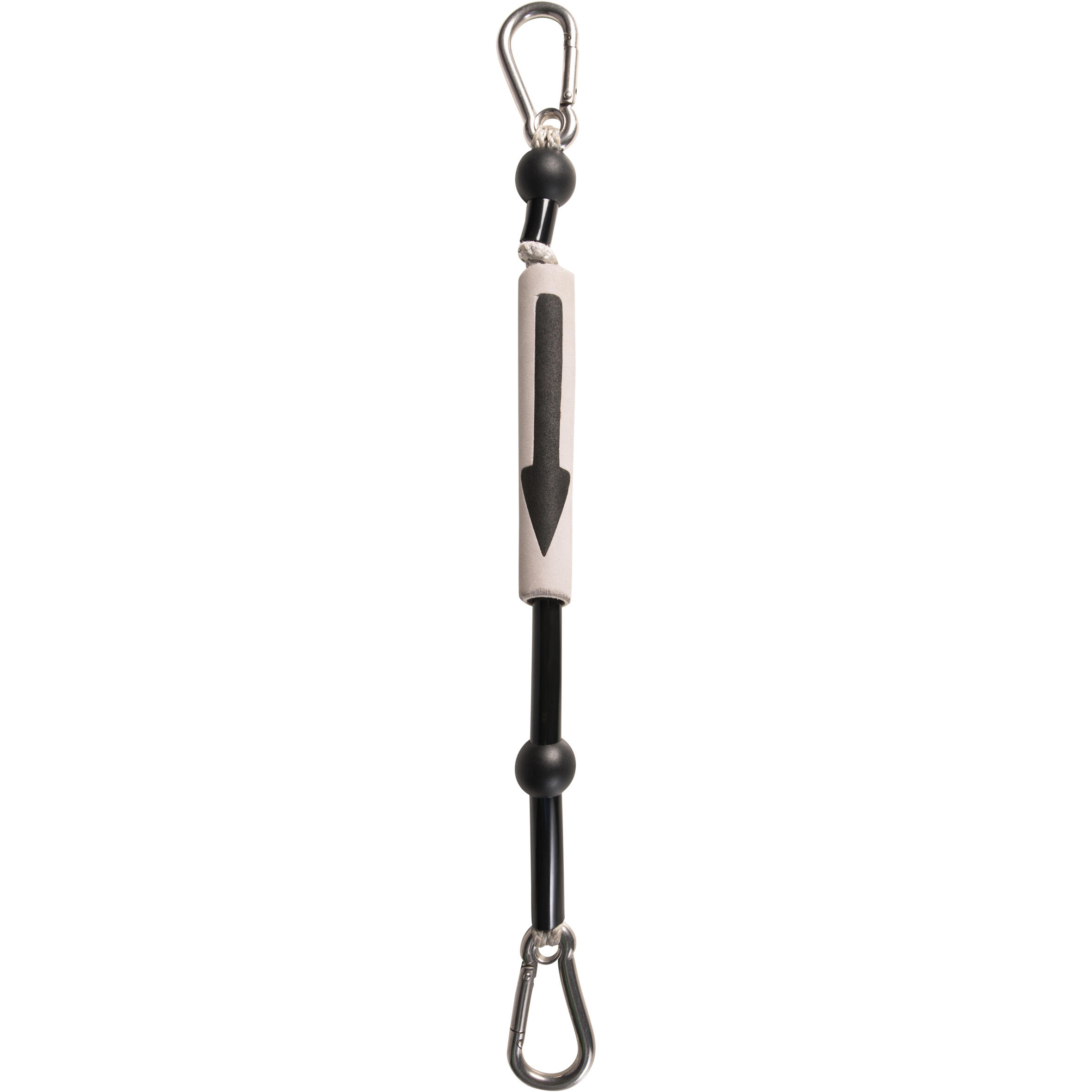 SIDE ON Leash Kiteboard kurz 40Â cm schwarz EINHEITSGRÃ–SSE
