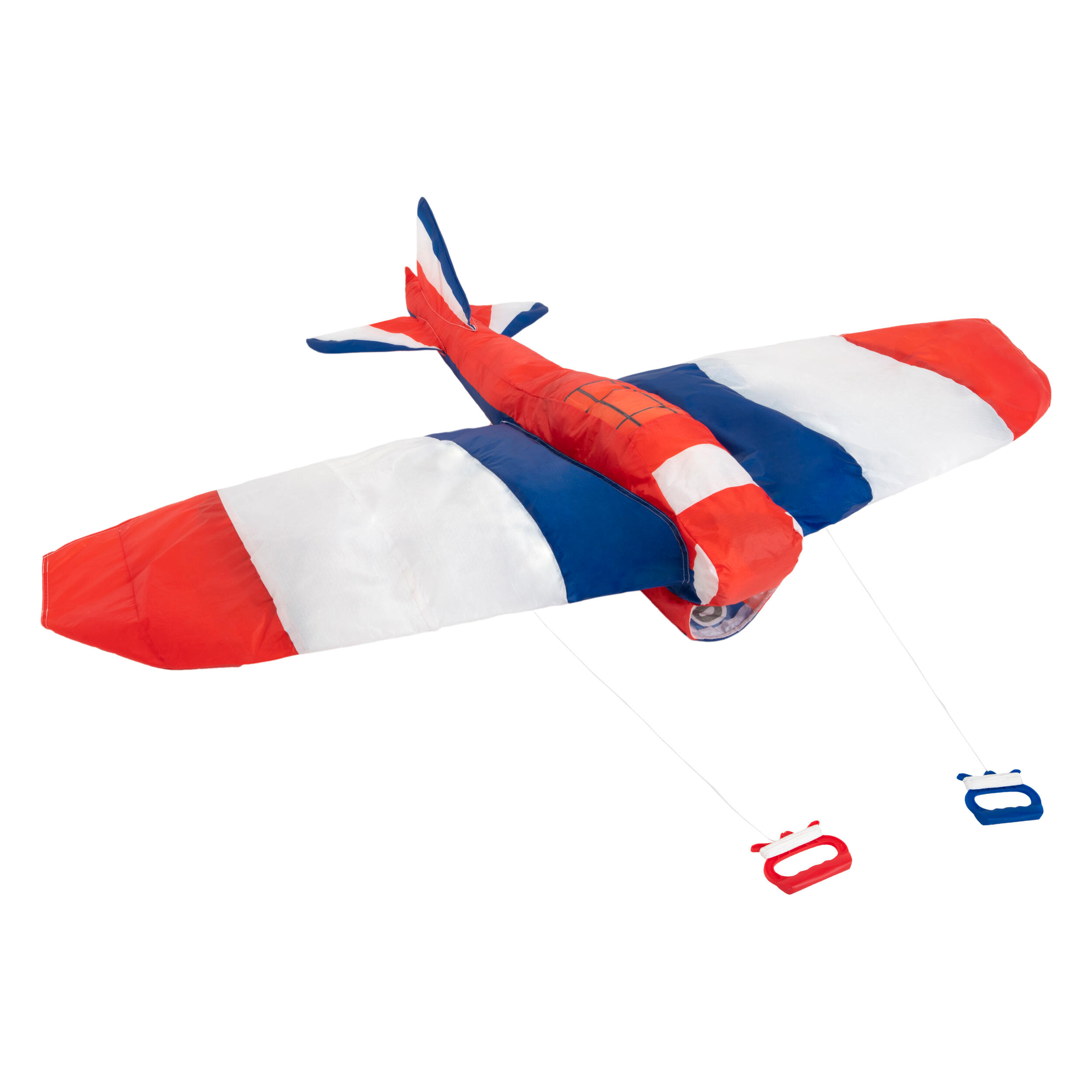 ORAO Lenkdrachen für Kinder mit Griffen 3D Plane 170 EINHEITSGRÖSSE