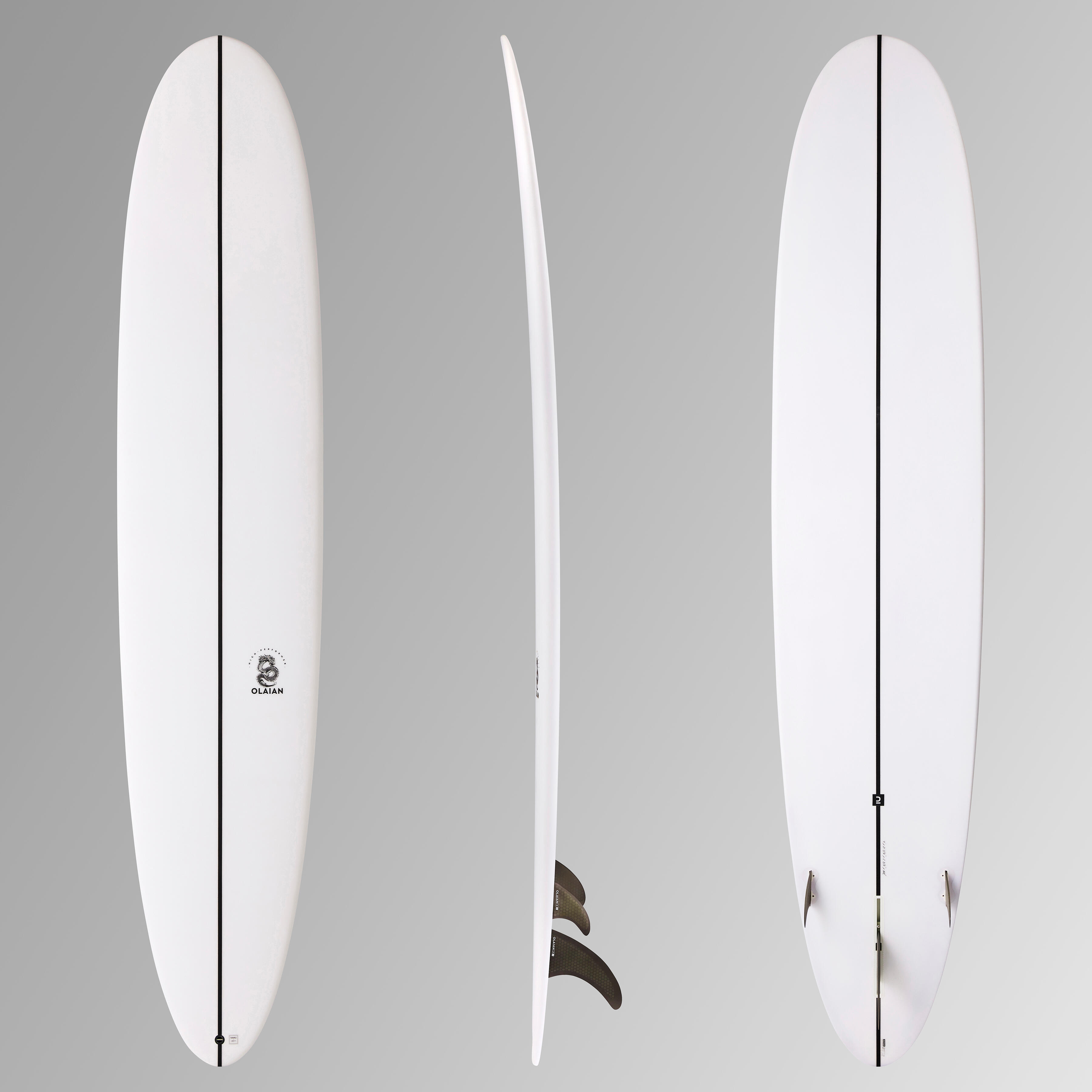 OLAIAN Longboard 9' Performance 60 L. Inkl. 2+1 Zentralfinne 8