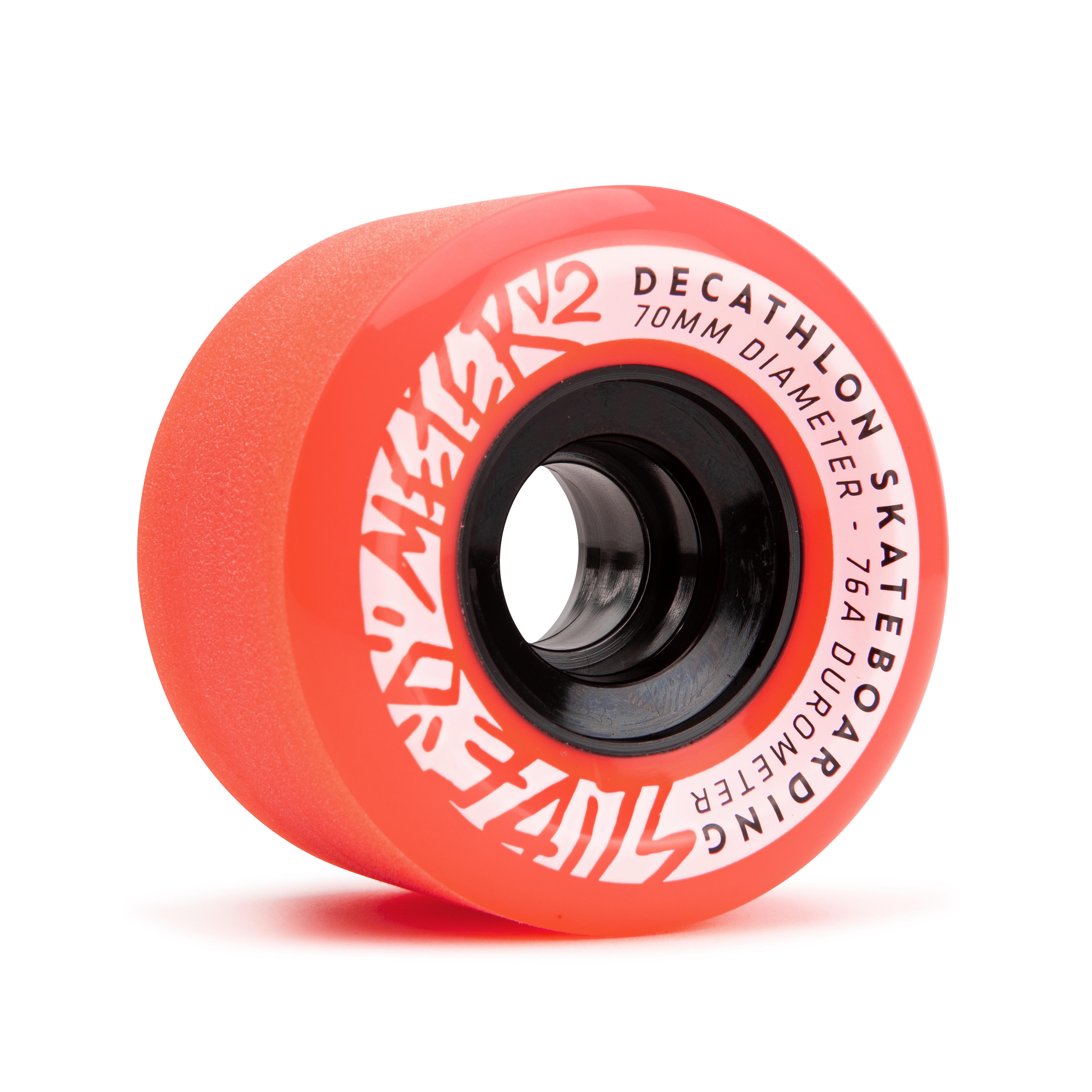 OXELO Longboard-Rollen Slide 70mm 76A 4-StÃ¼ck EINHEITSGRÃ–SSE