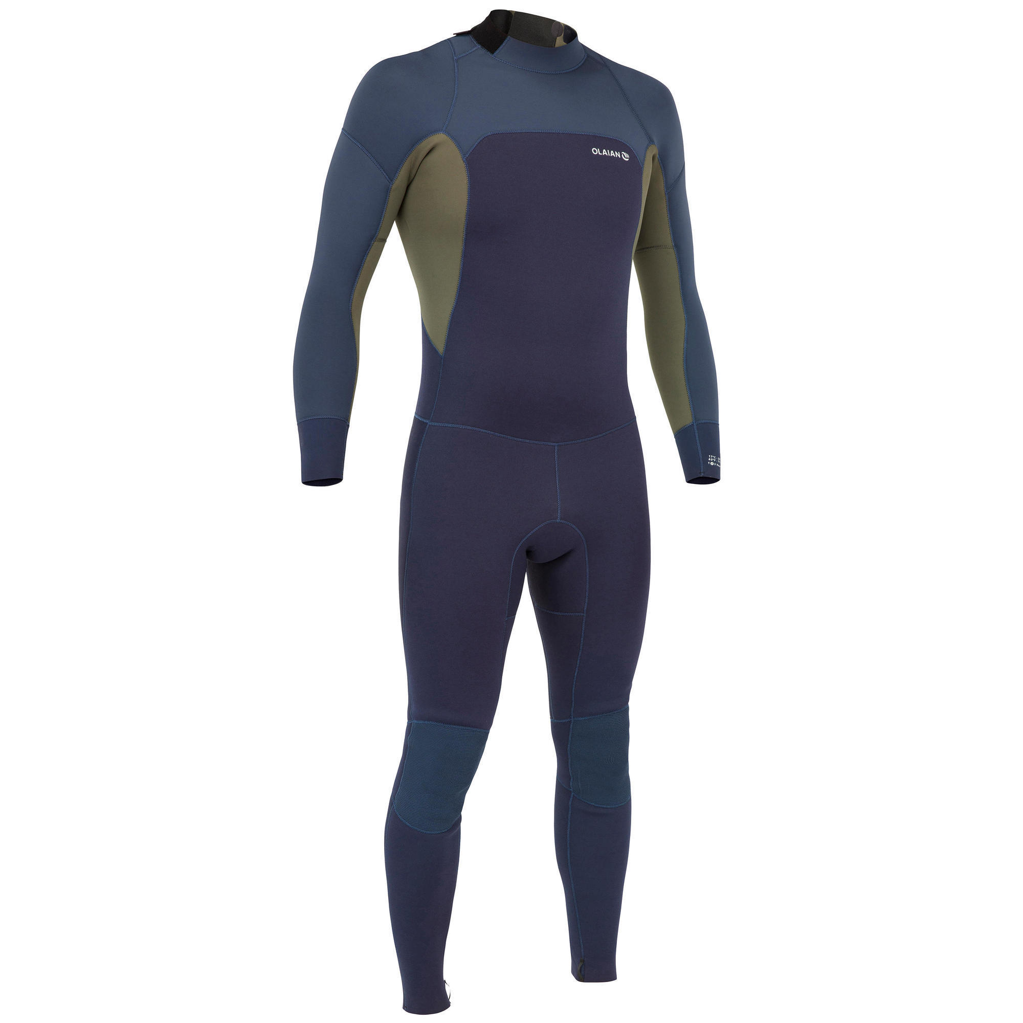 OLAIAN Neoprenanzug Surfen 500 3/2Â mm Herren blau/khaki L