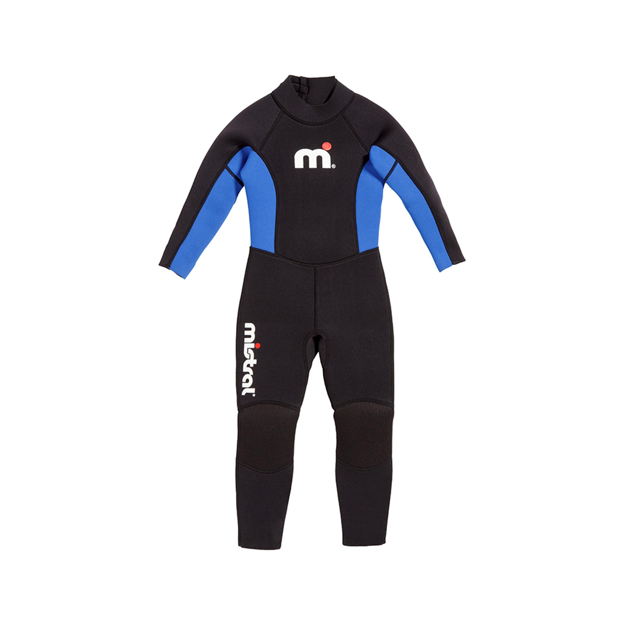 Mistral Neoprenanzug Surfen Mistral Ocean 4/3 mm Kinder schwarz/blau Gr. 128  - 8 Jahre