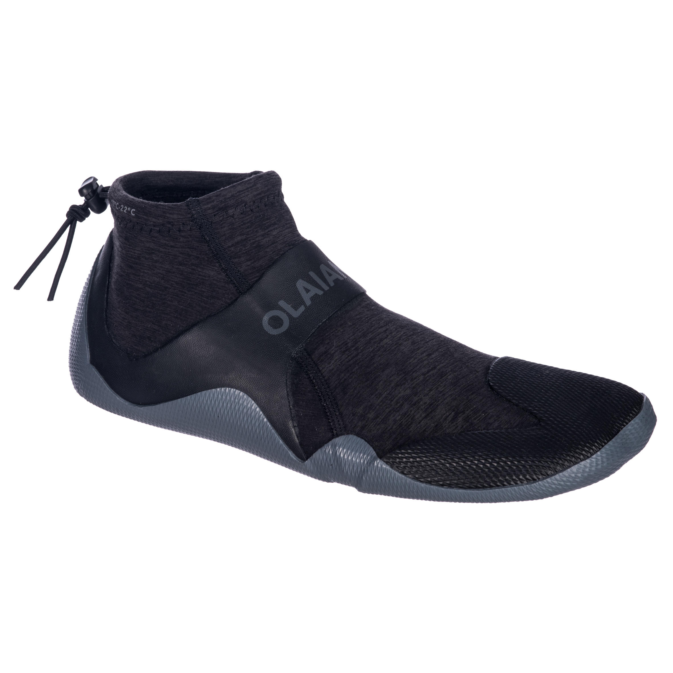 OLAIAN Neoprensocken Surfen 500 2 mm grau/schwarz 35