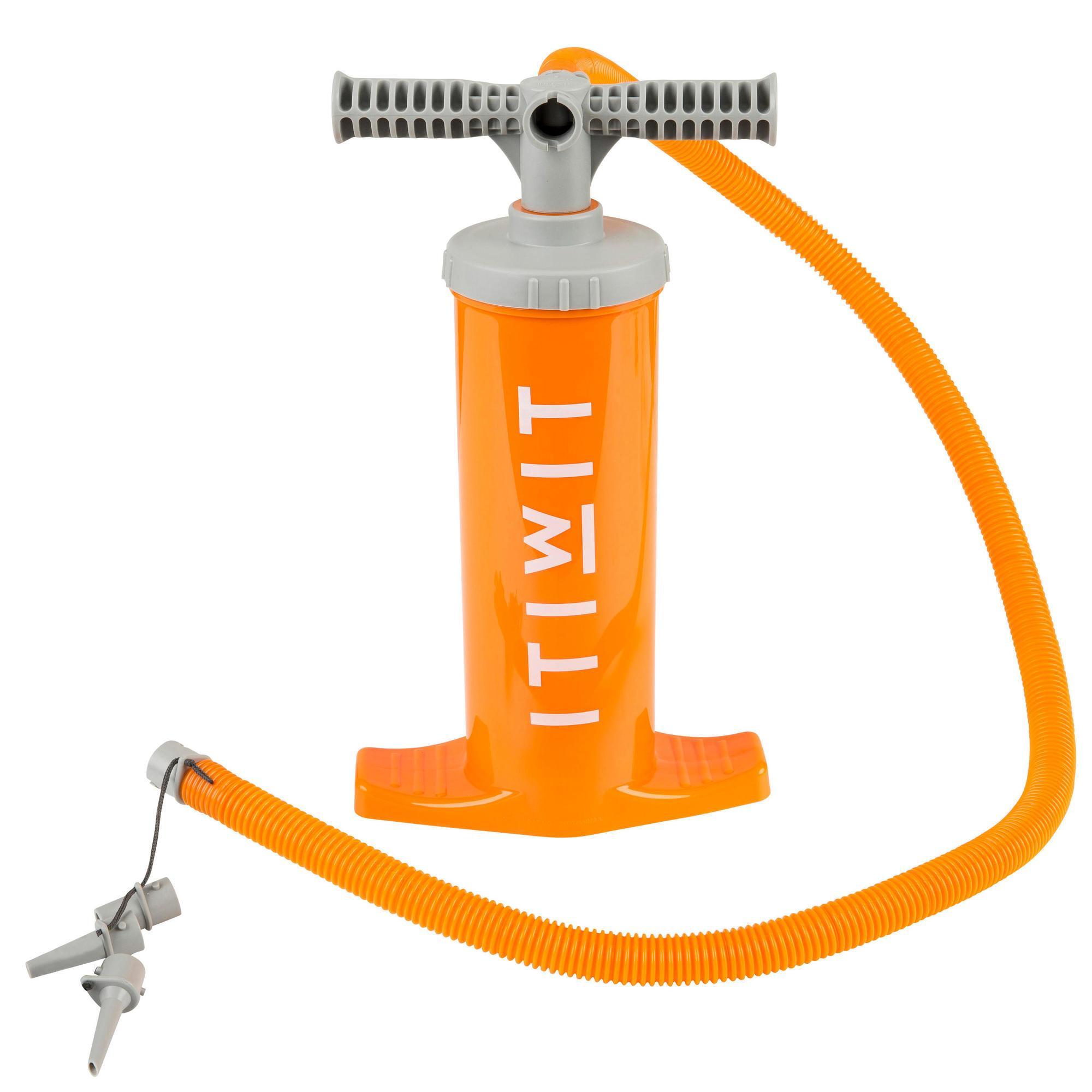 ITIWIT Pumpe Doppelhub Kajak 2 × 1,4 L orange EINHEITSGRÖSSE