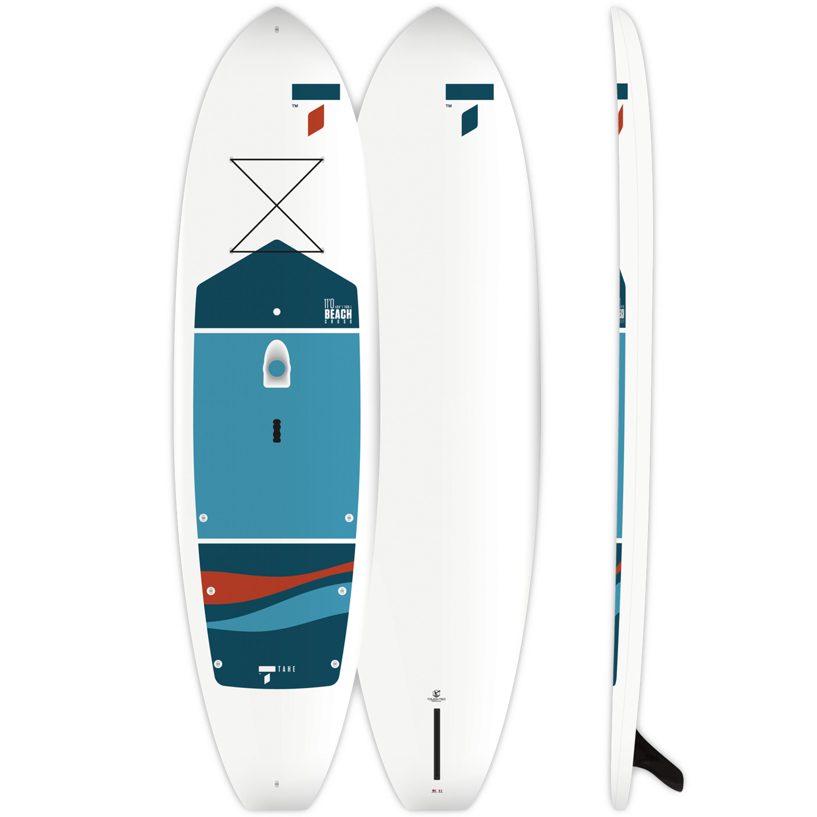 TAHE OUTDOORS SUP-Board Stand up Paddle Hardboard 11´ - Tahe Outdoor Beach Cross EINHEITSGRÖSSE