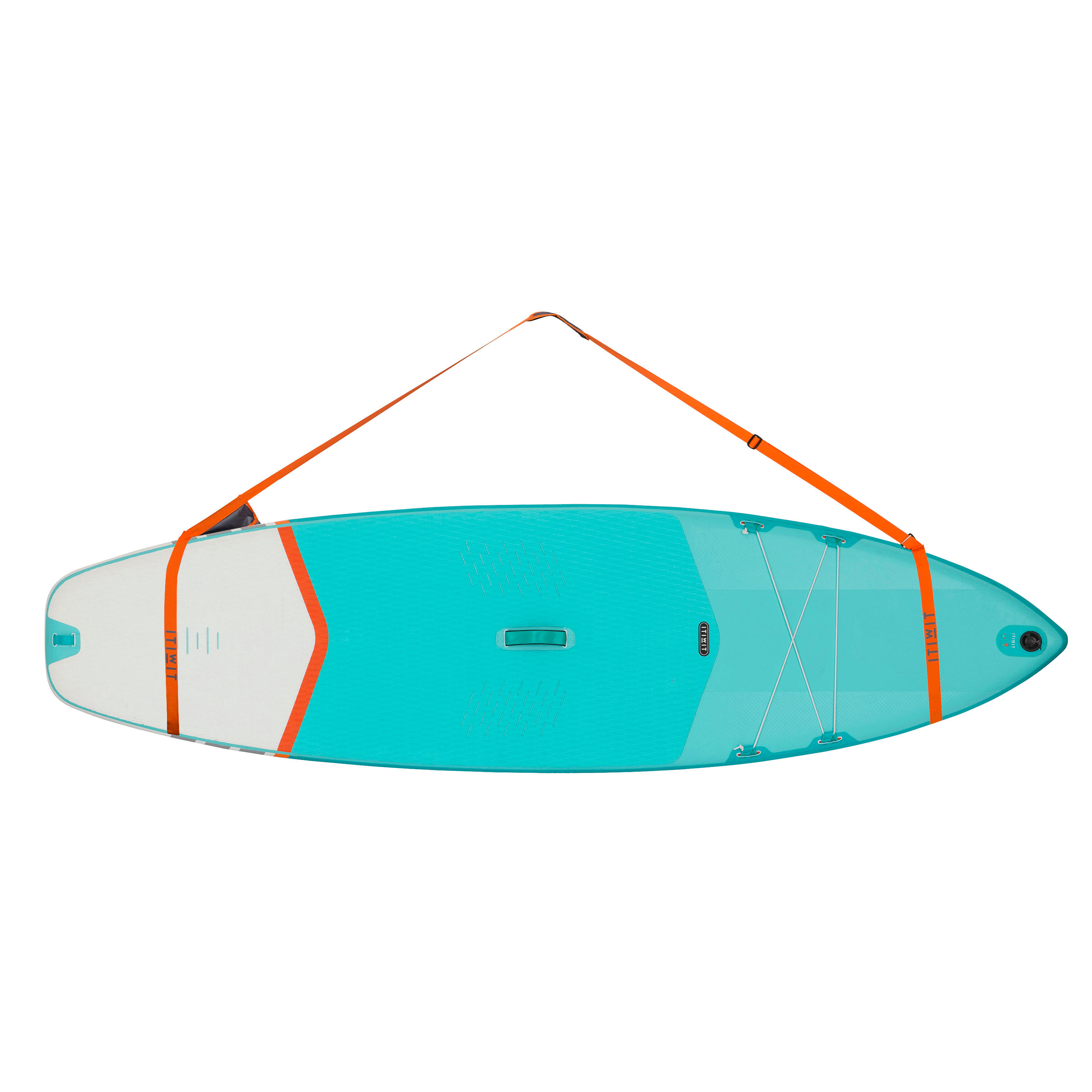 ITIWIT SUP-Tragegurt für Stand Up Paddle aufblasbar oder Hardboard orange