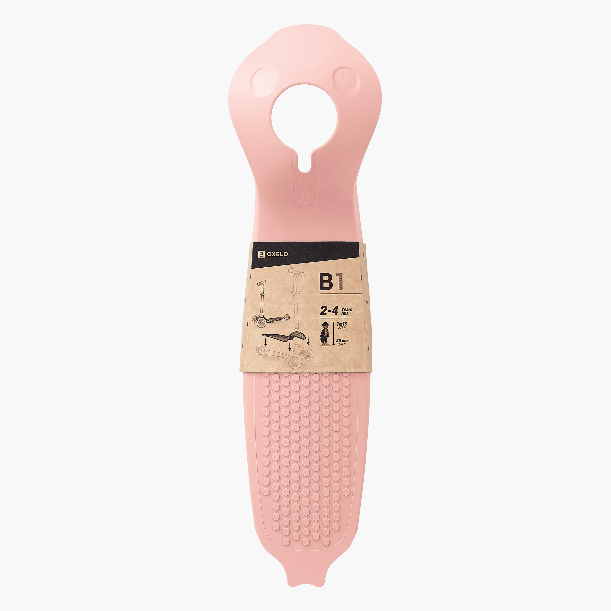 OXELO Scooter Blende für 3-Rad-Scooter B1 Powder pink EINHEITSGRÖSSE
