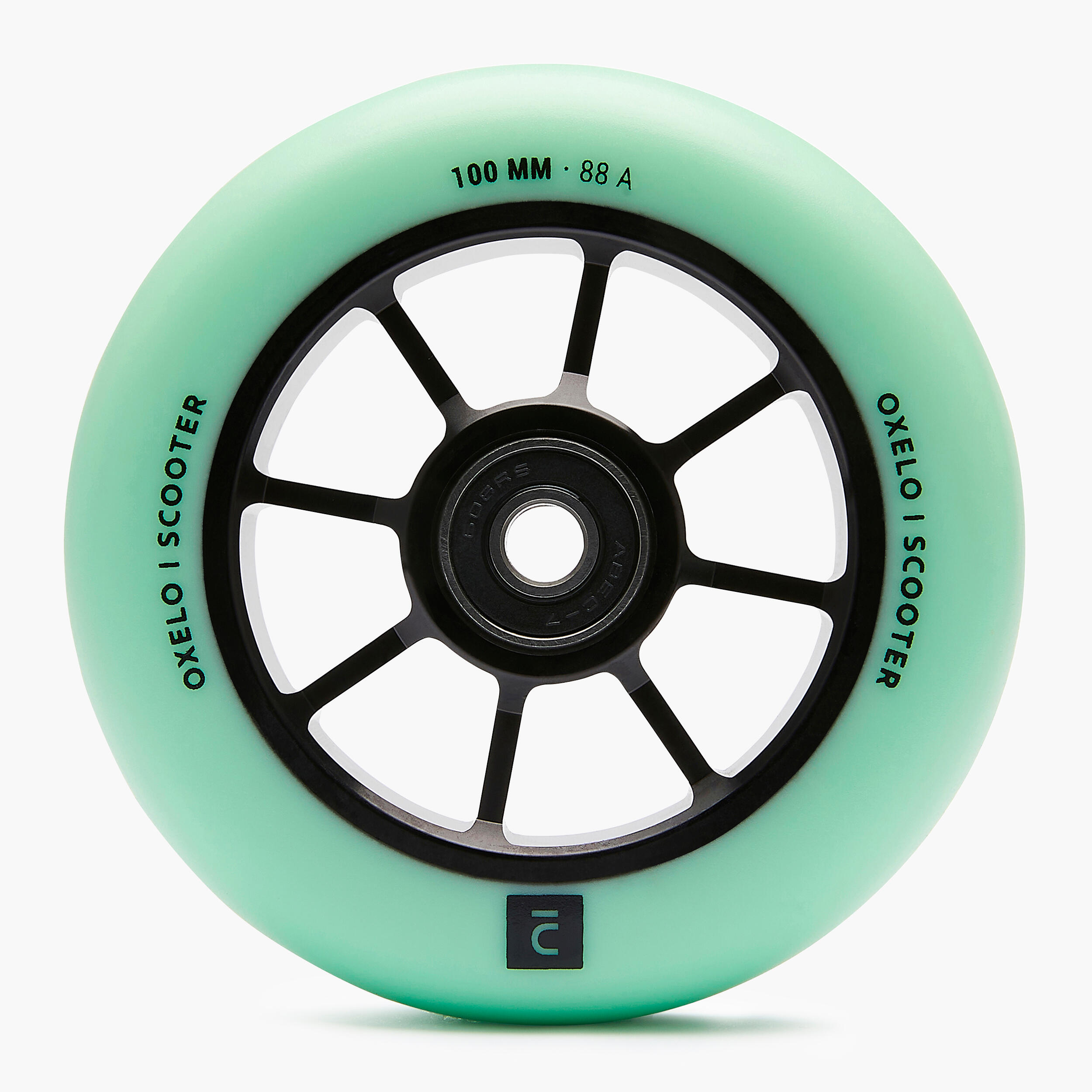 OXELO Scooter-Rolle 100 mm PU85A grün EINHEITSGRÖSSE