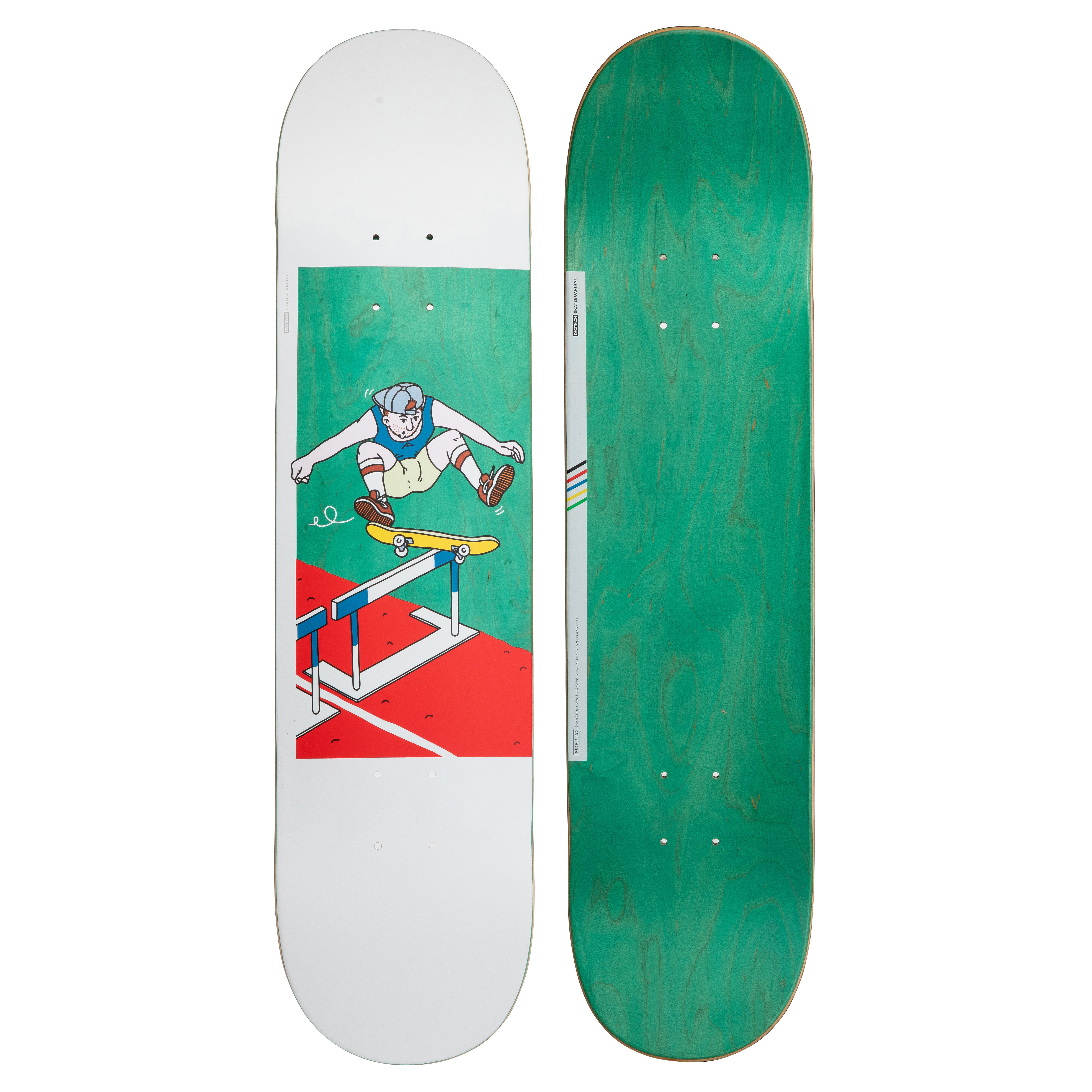OXELO Skateboard-Deck 120 Bruce GrÃ¶ÃŸe 7.75