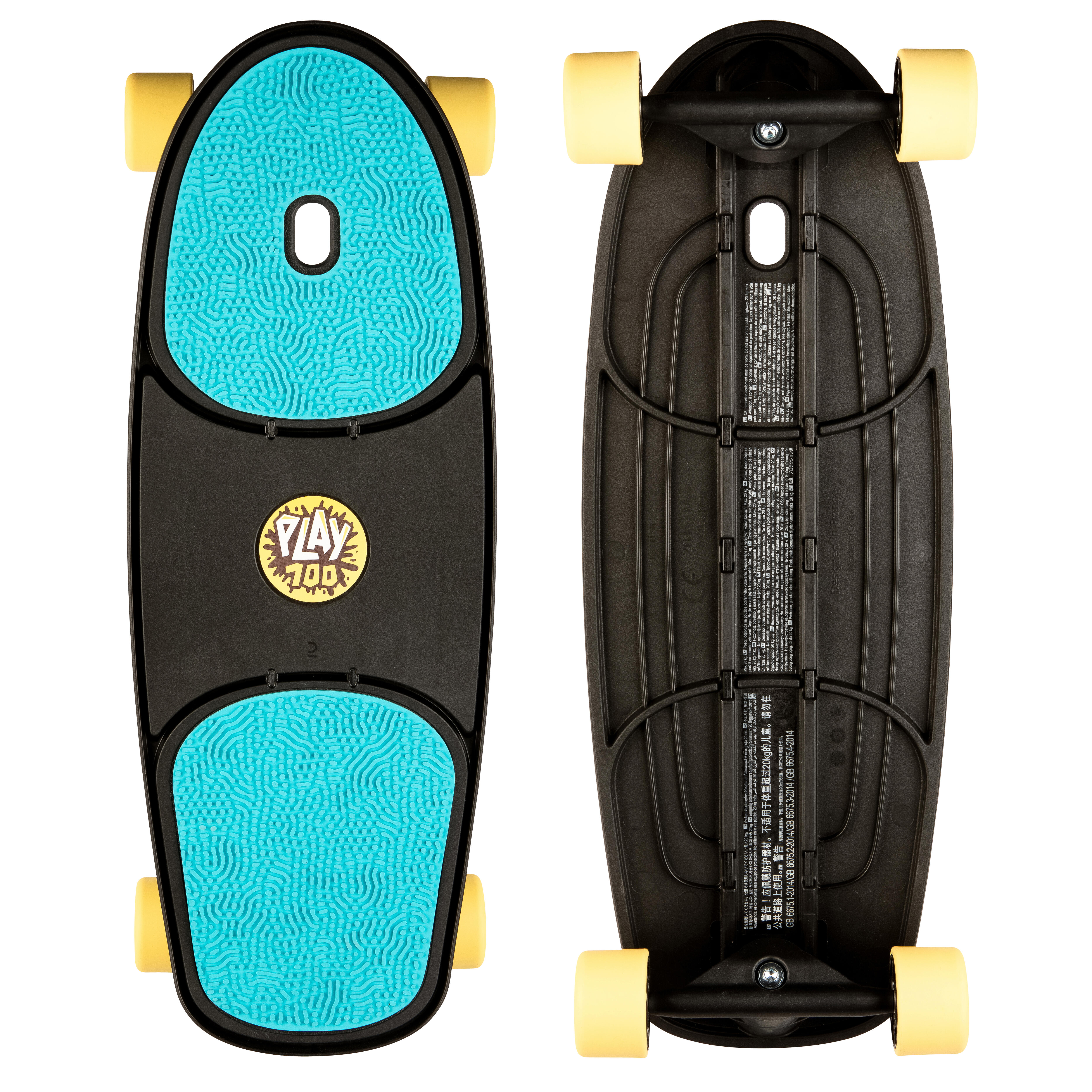 OXELO Skateboard Play 100 Kinder ab 18 Monate blau EINHEITSGRÃ–SSE