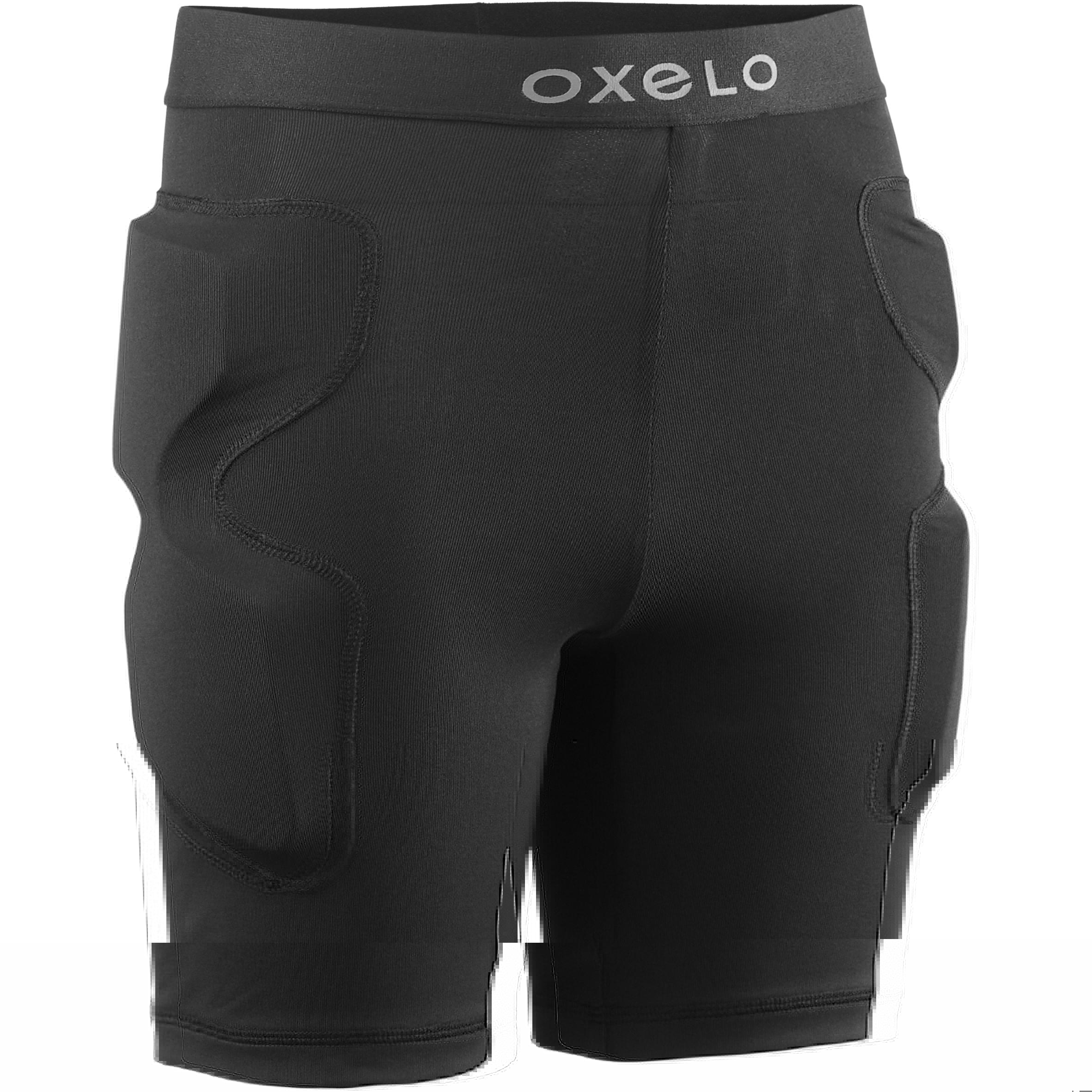 OXELO Skater-Shorts Protection PS100 Inliner Skateboard Scooter Erwachsene schwarz