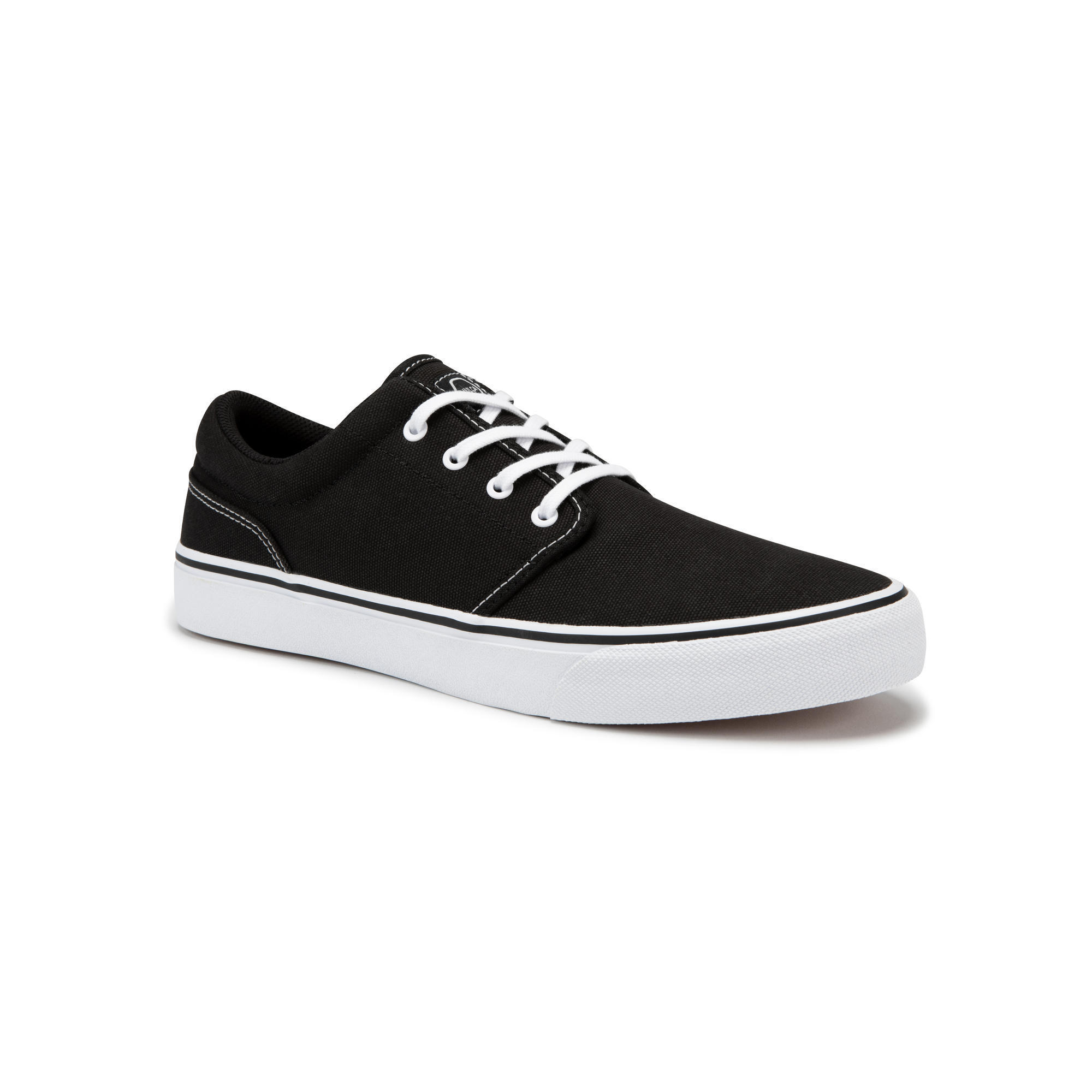 OXELO Skaterschuhe Vulca 100 Sneaker Erwachsene schwarz/weiss 43