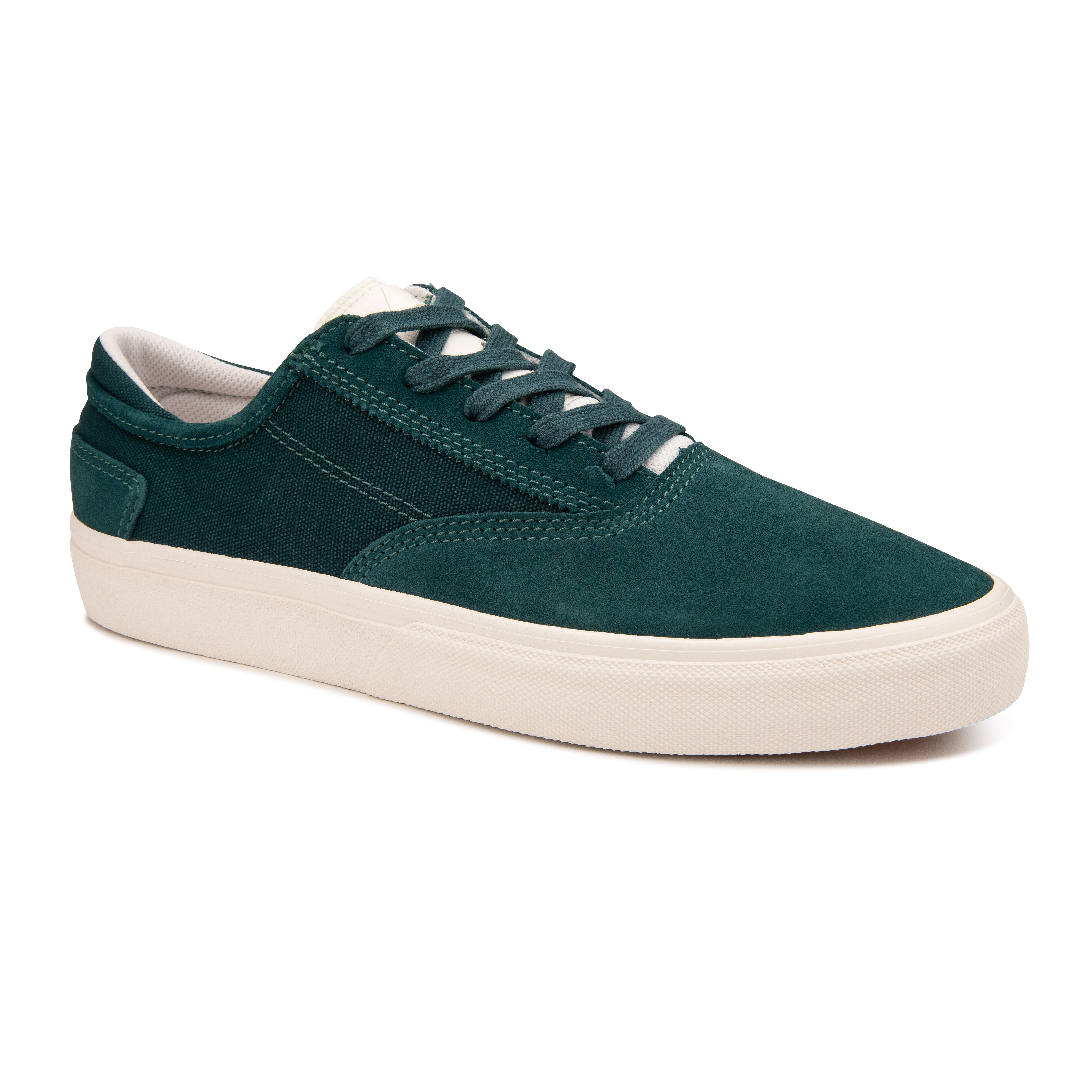 OXELO Skateschuhe Vulca 500 II vulkanisiert Damen/Herren grÃ¼n/weiss 45