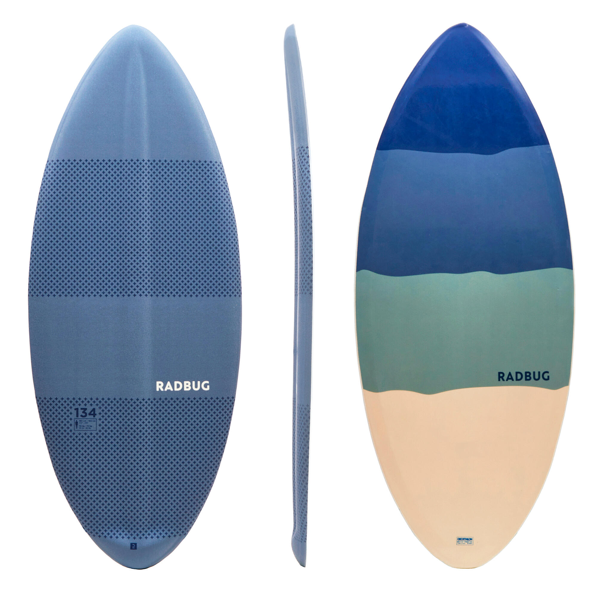 RADBUG Skimboard Soft Erwachsene blau/grau EINHEITSGRÖSSE