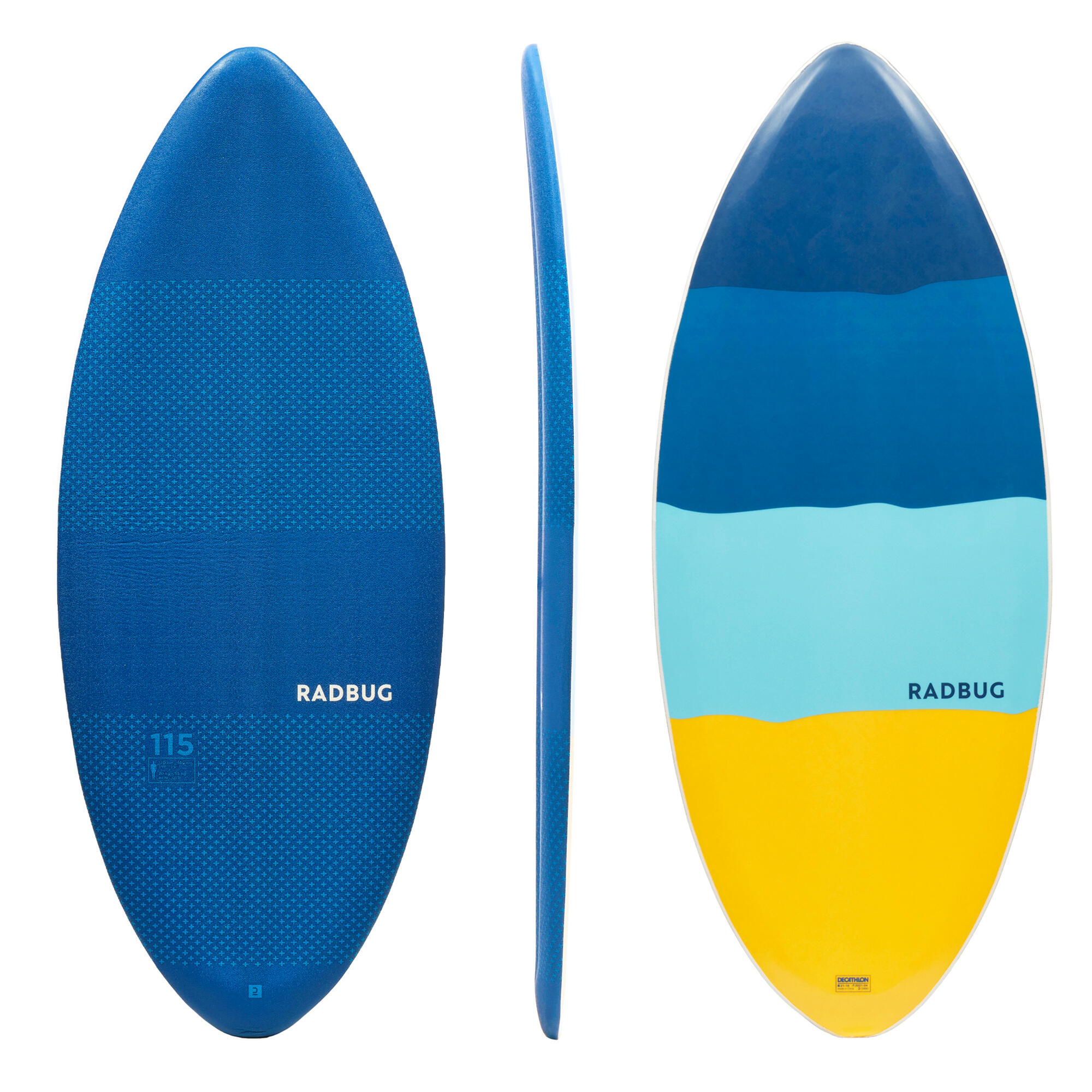 RADBUG Skimboard Soft Kinder blau/türkis/gelb EINHEITSGRÖSSE