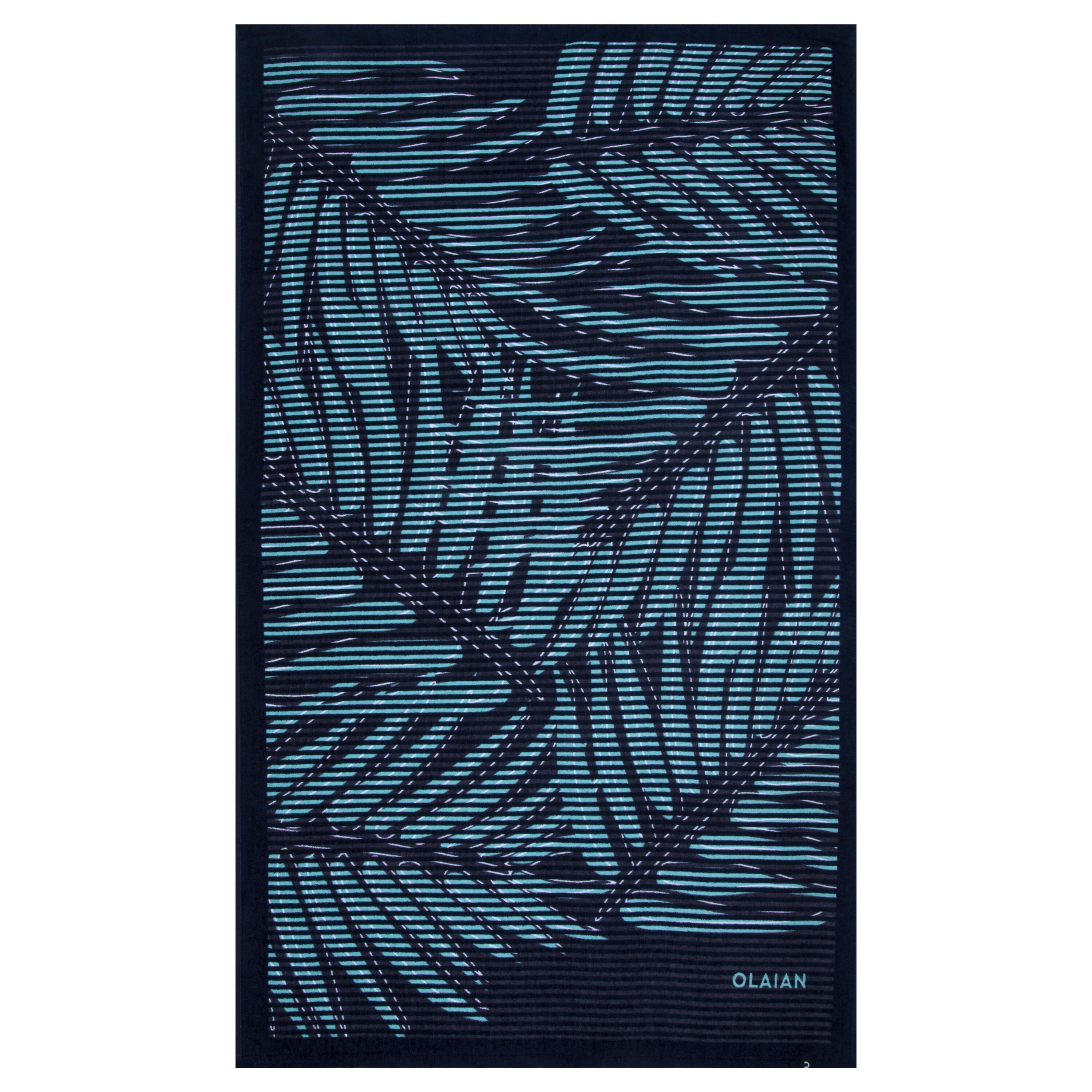 OLAIAN Strandbadetuch L Print Bigpalm 145 Ã— 85Â cm EINHEITSGRÃ–SSE