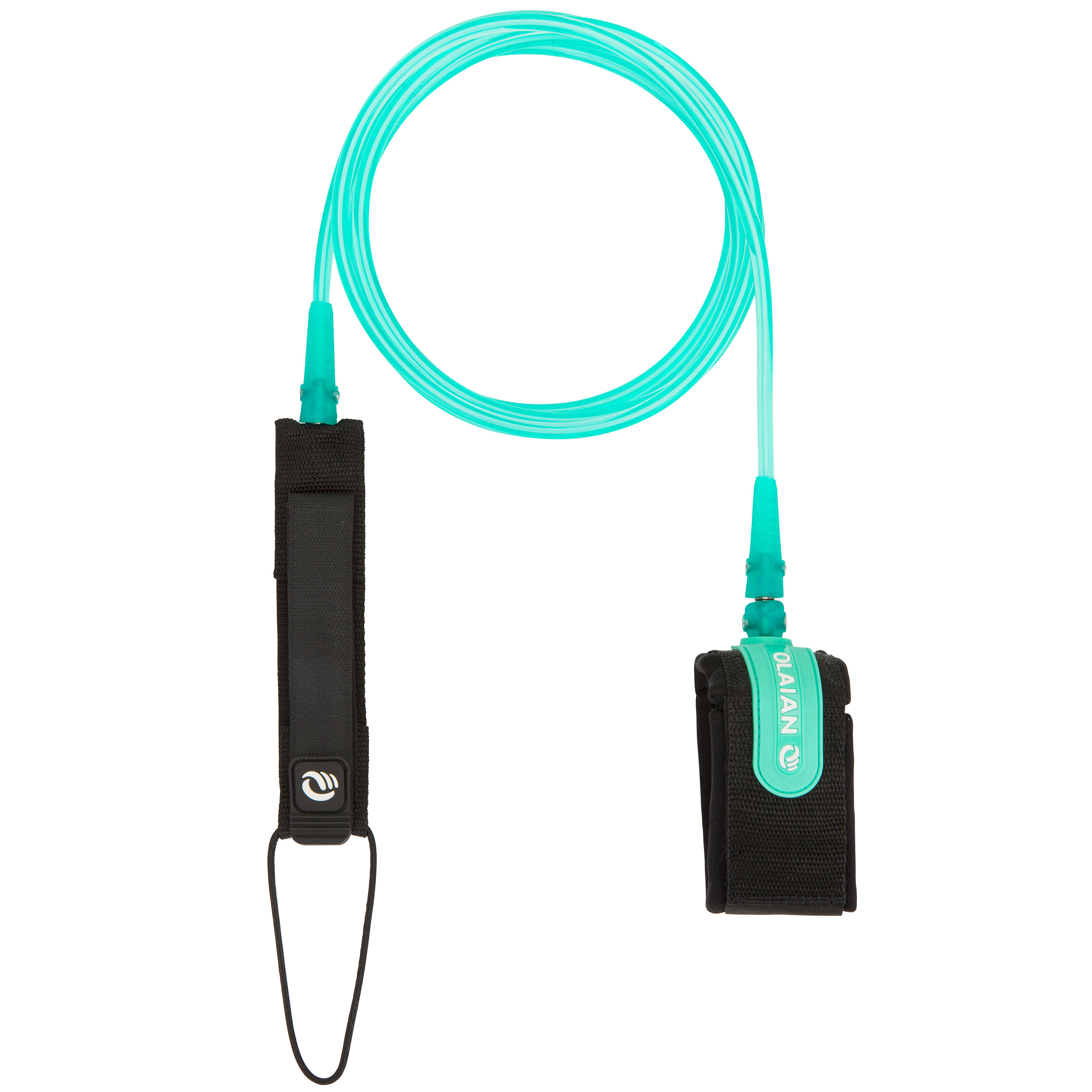 OLAIAN Surf-Leash 8' 240Â cm Durchmesser 7Â mm grÃ¼n EINHEITSGRÃ–SSE