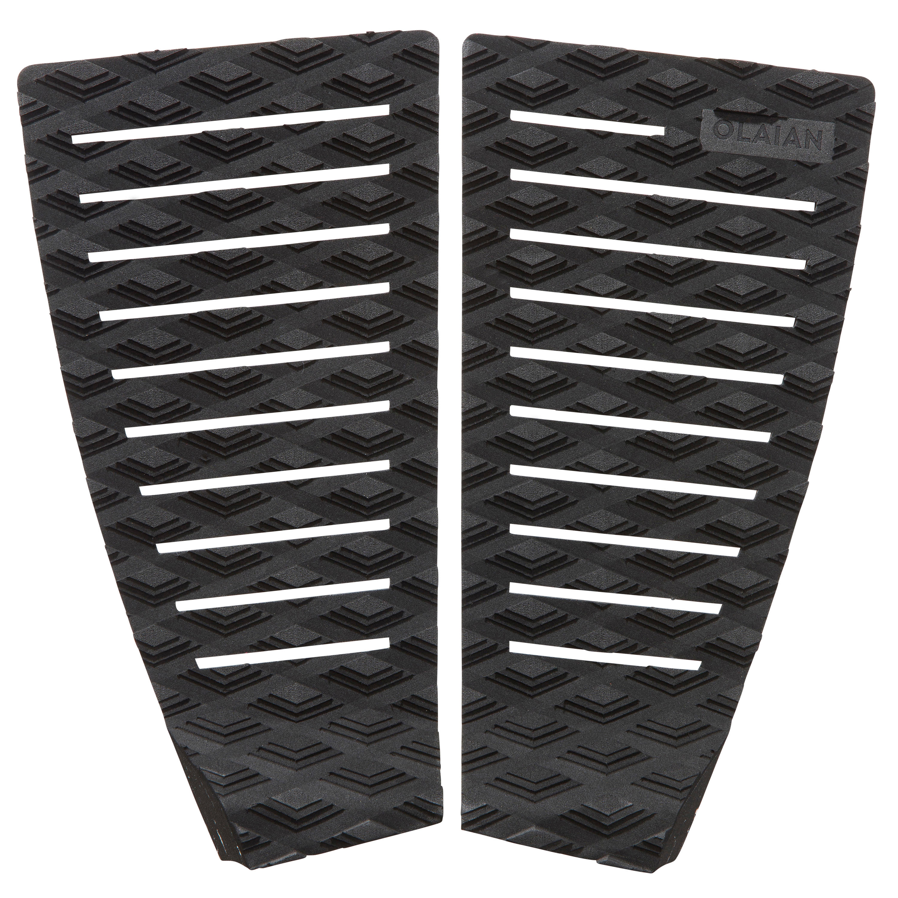 OLAIAN Surfboar Pad für Fish Surfboard 2-teilig schwarz EINHEITSGRÖSSE