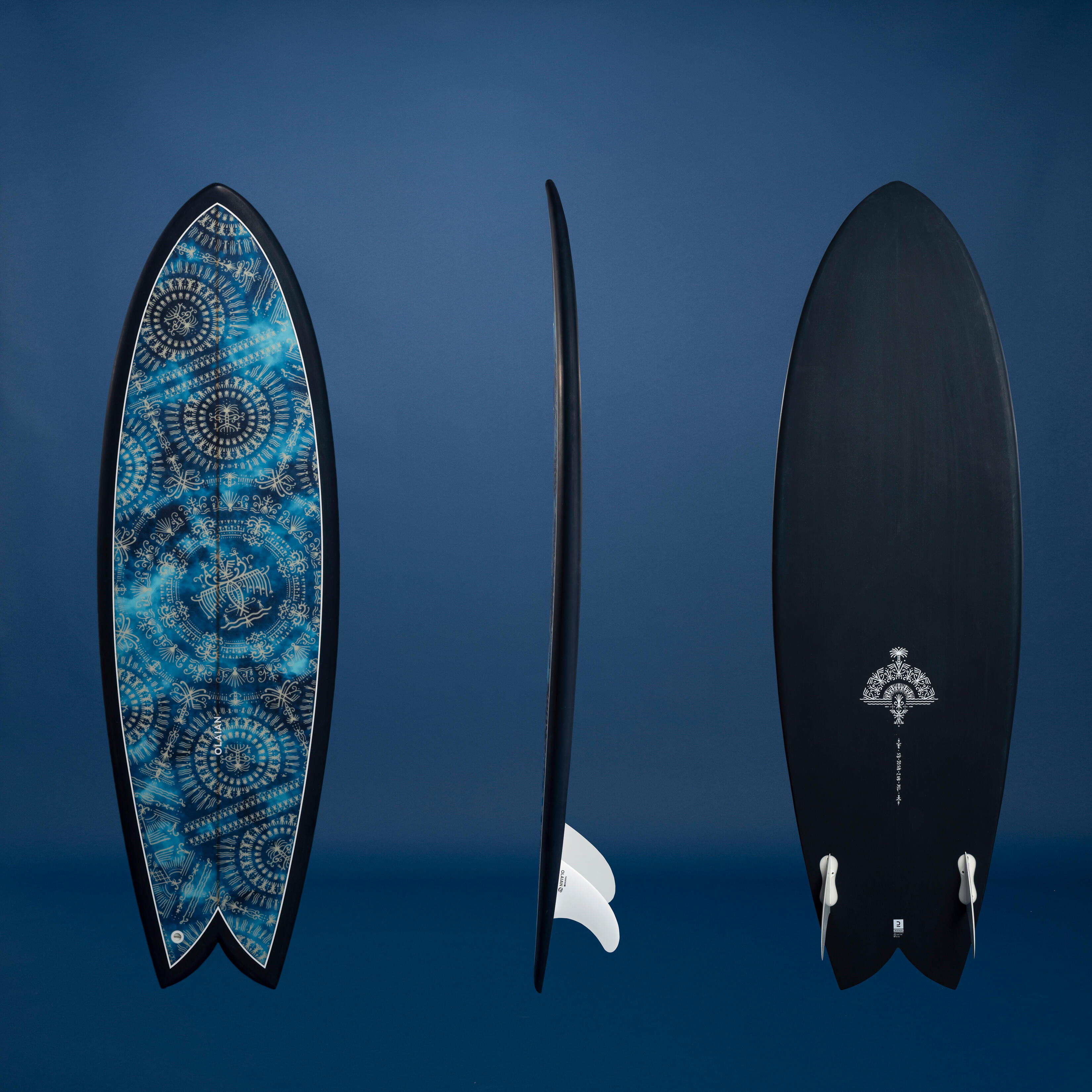 OLAIAN Surfboard Fish 900 5'8 35 L limitierte Serie JEYKILL EINHEITSGRÖSSE