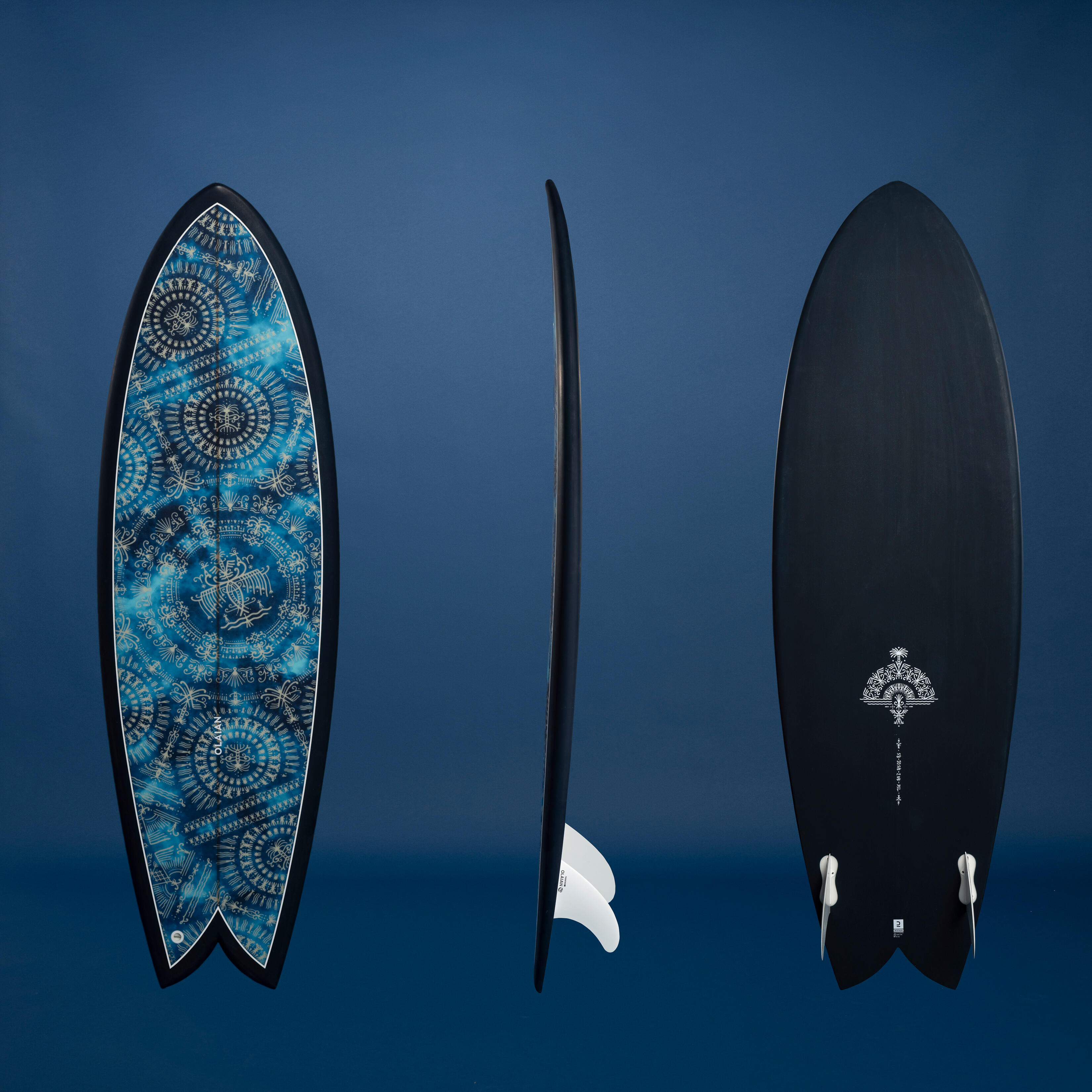 OLAIAN Surfboard Fish 900 5'8 35 L limitierte Serie JEYKILL EINHEITSGRÃ–SSE