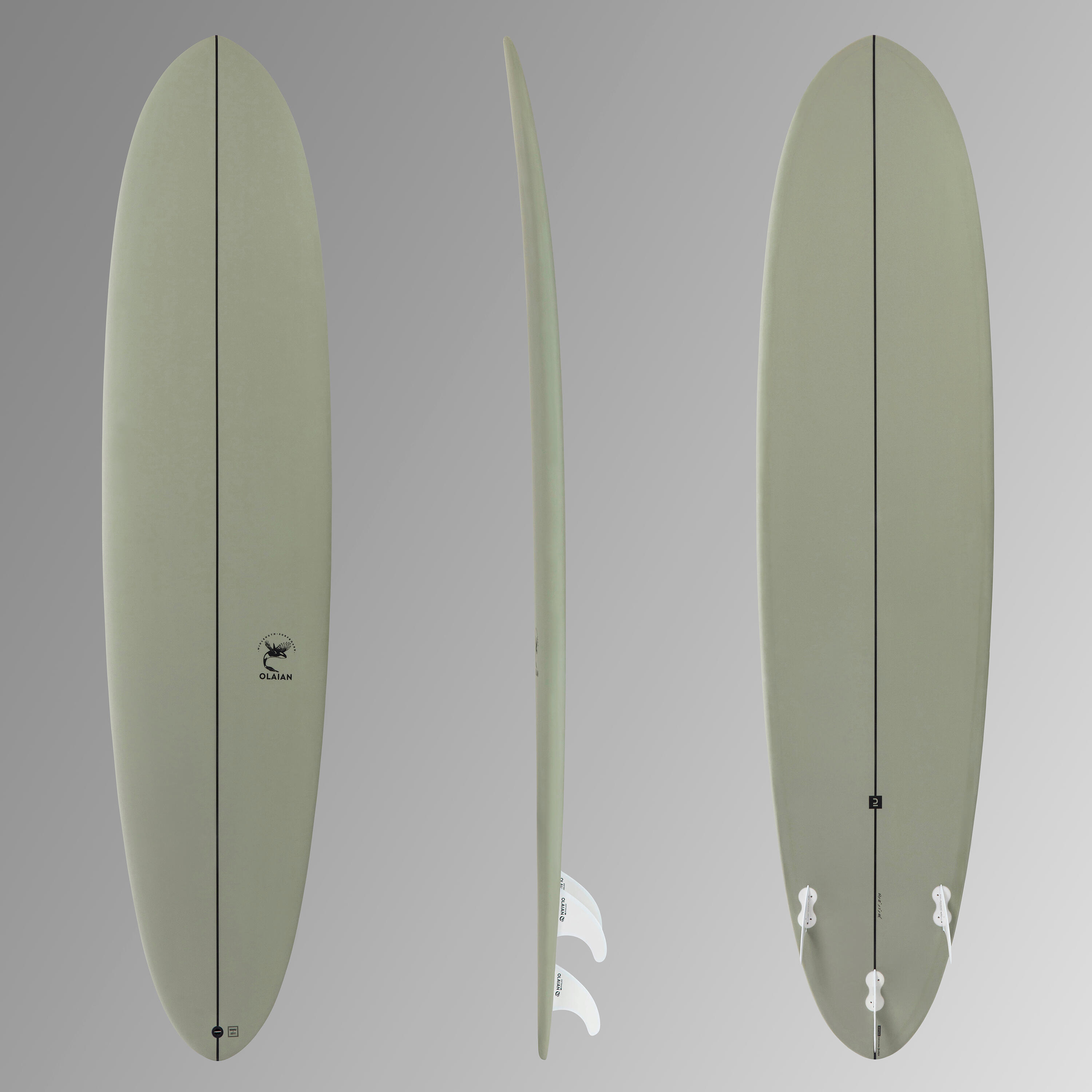 OLAIAN Surfboard Hybrid 500 8' 63 L EINHEITSGRÖSSE