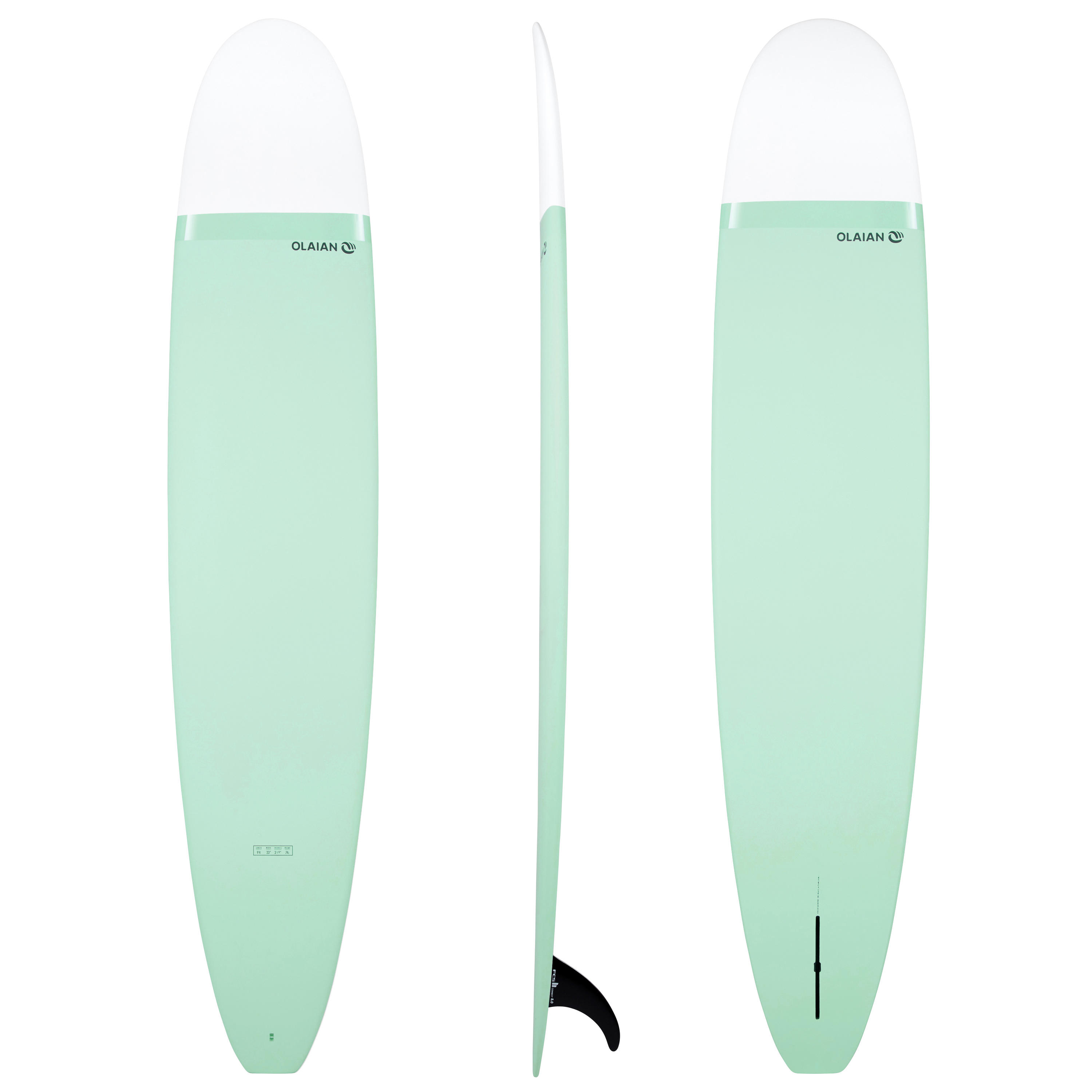 OLAIAN Surfboard Longboard 900 Nose Rider 9'4