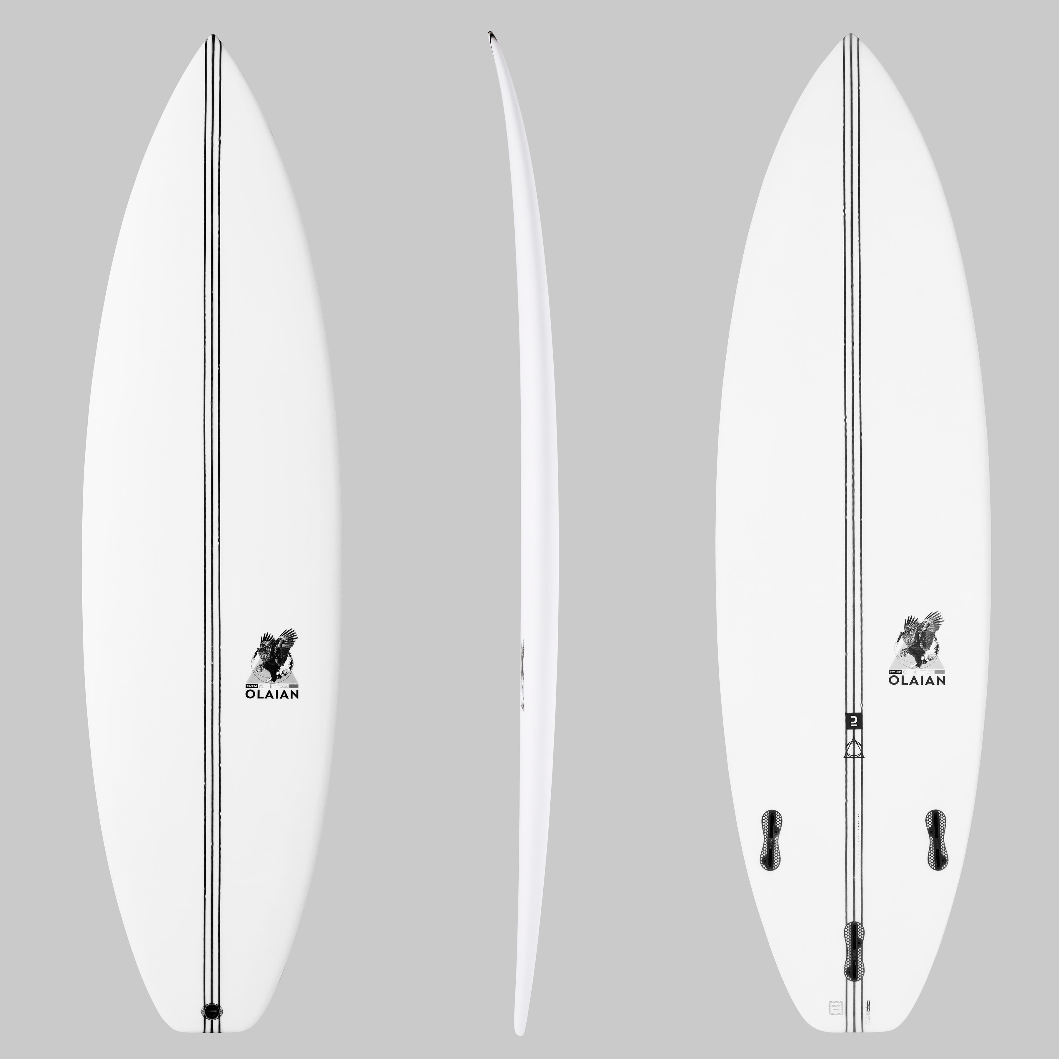 OLAIAN Surfboard Shortboard 6'2 ohne Finnen 31 l - 900 Perf EINHEITSGRÖSSE