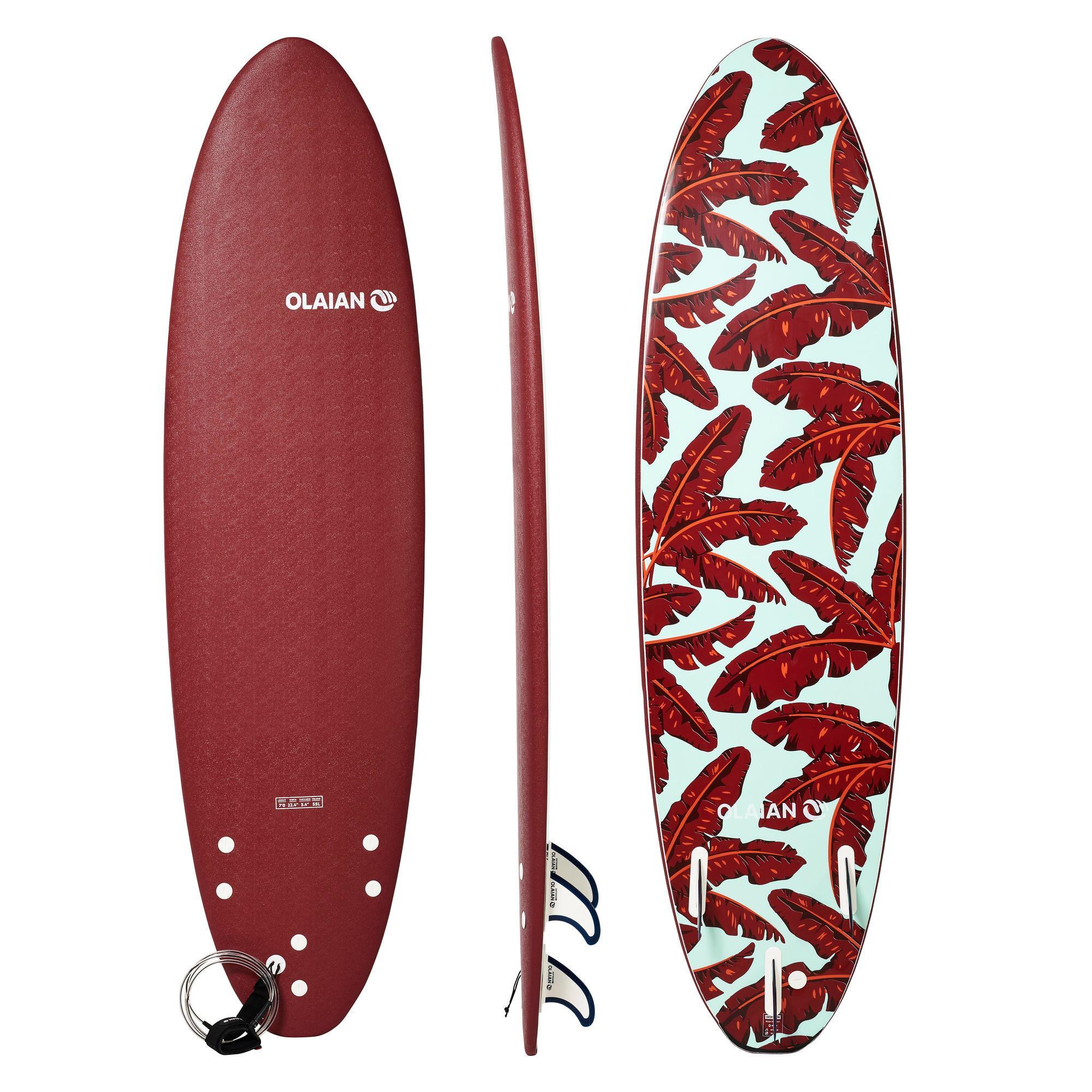 OLAIAN Surfboard Soft 500 7' 55 L EINHEITSGRÃ–SSE