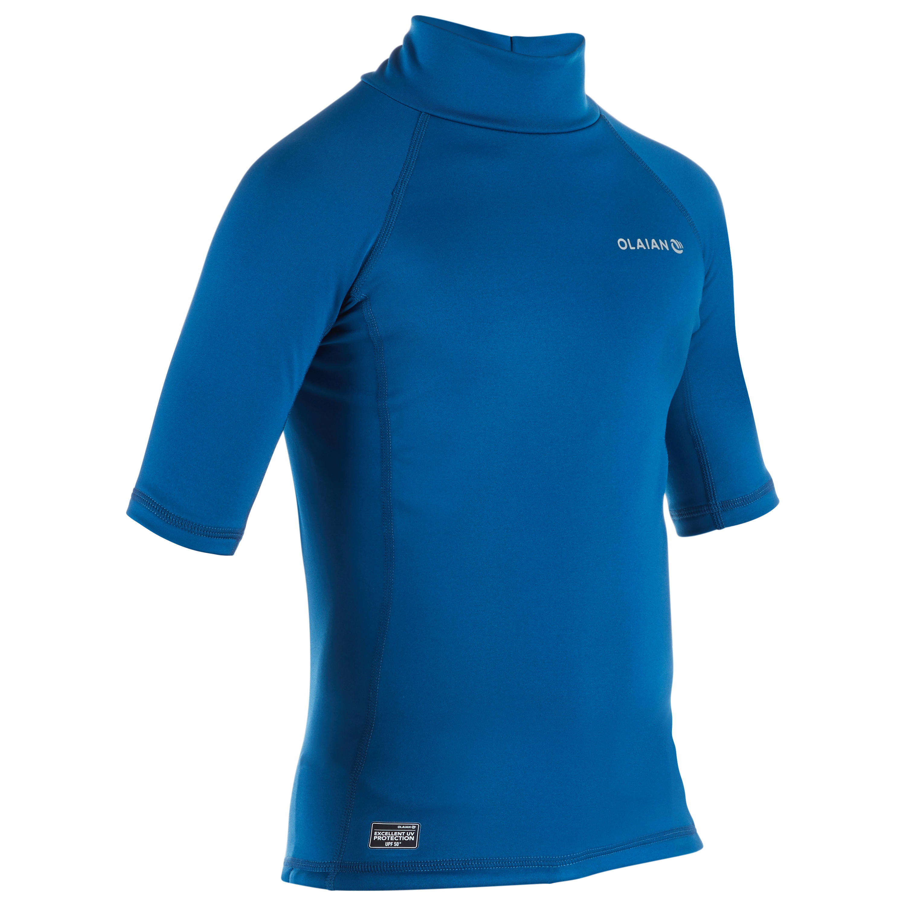 OLAIAN UV-Shirt Kinder UV-Schutz 50+ mit Fleece blau Gr. 104 - 4 Jahre