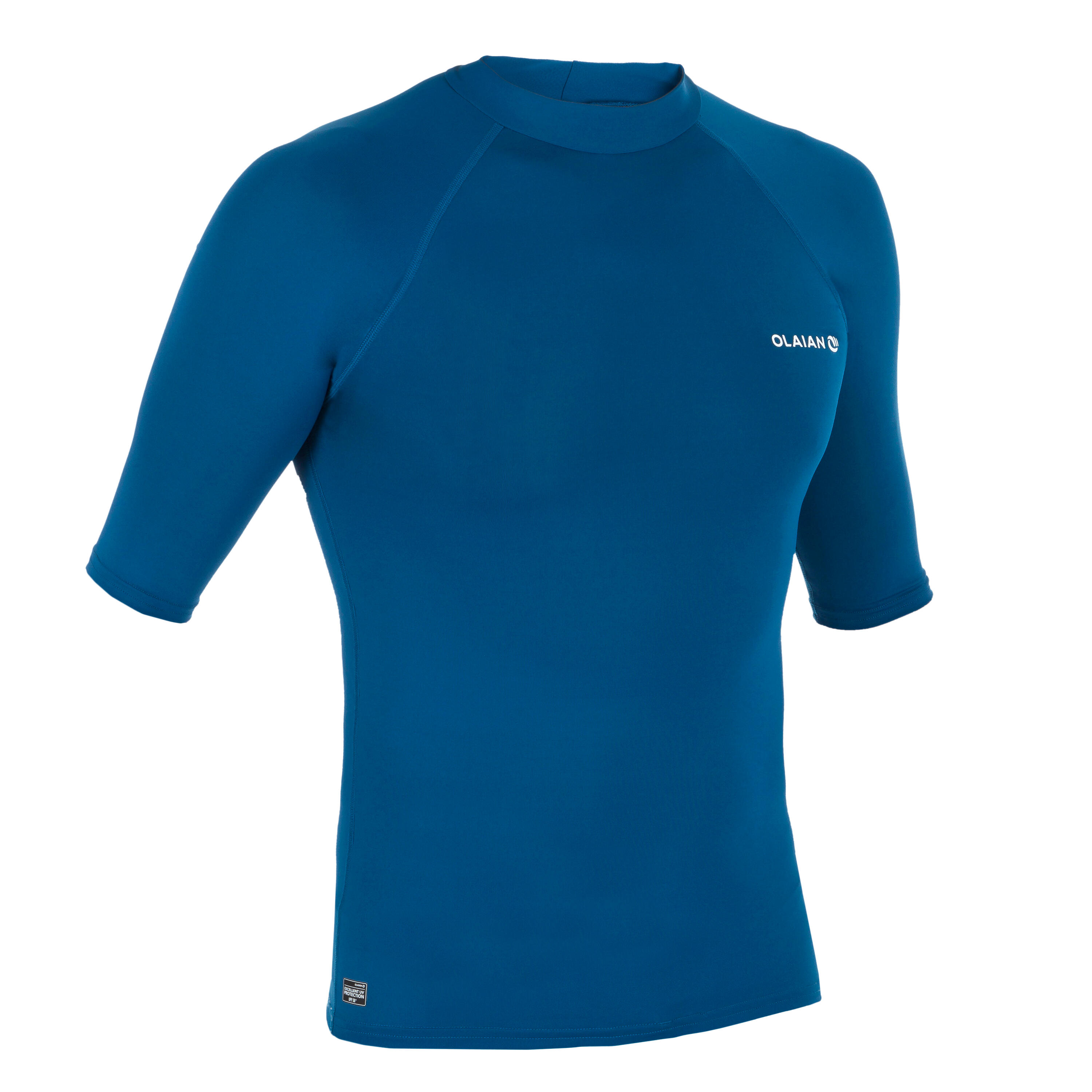 OLAIAN UV-Shirt kurzarm Herren Surfen UV-Schutz 100 blau XS