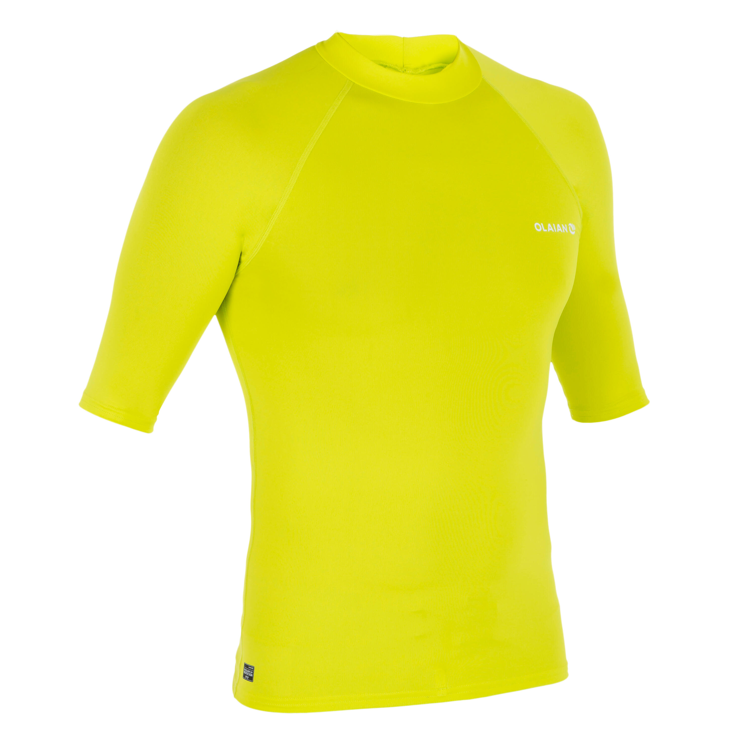 OLAIAN UV-Shirt kurzarm Surfen UV-Top 100 Herren gelb M