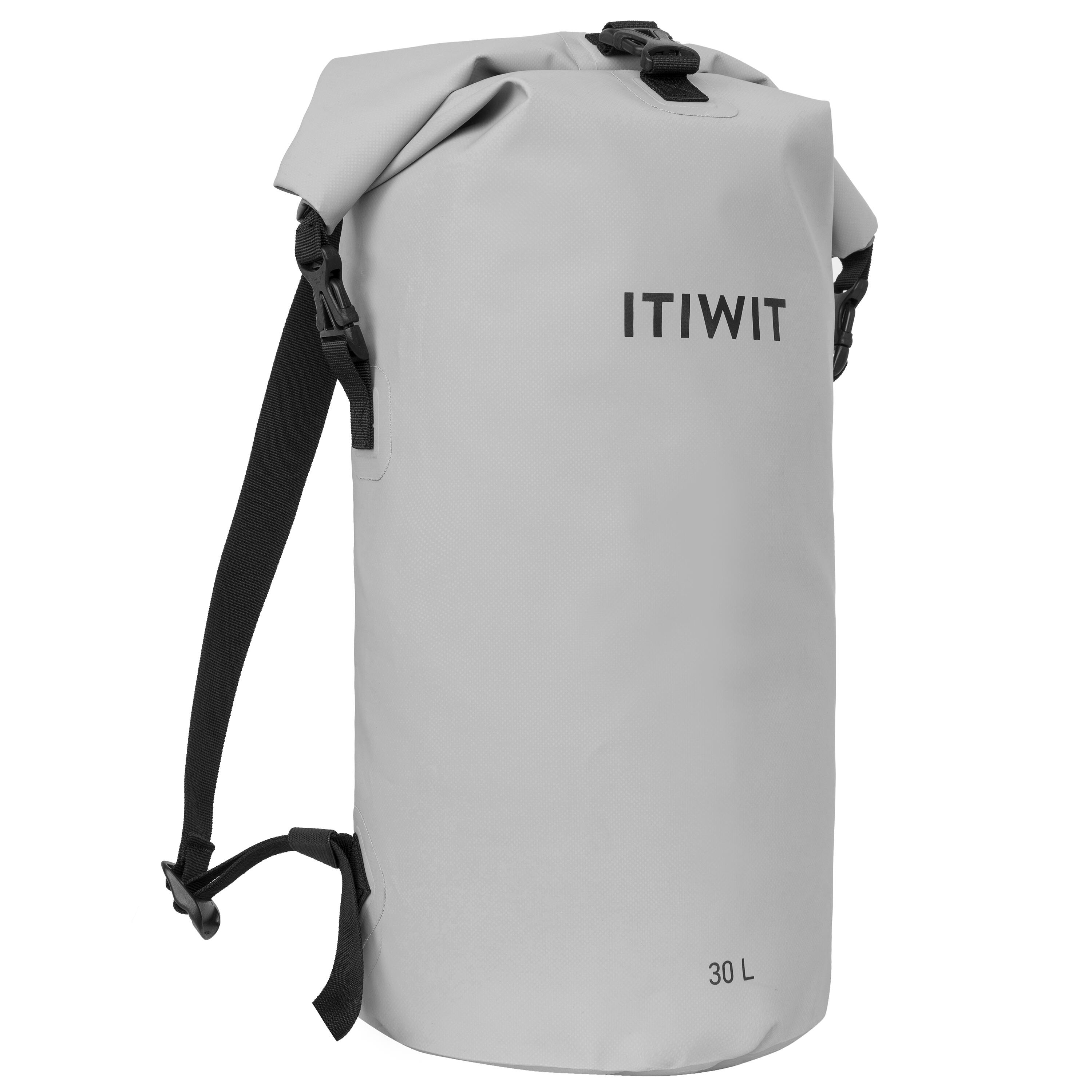 ITIWIT Wasserdichte Tasche 30 L grau EINHEITSGRÖSSE