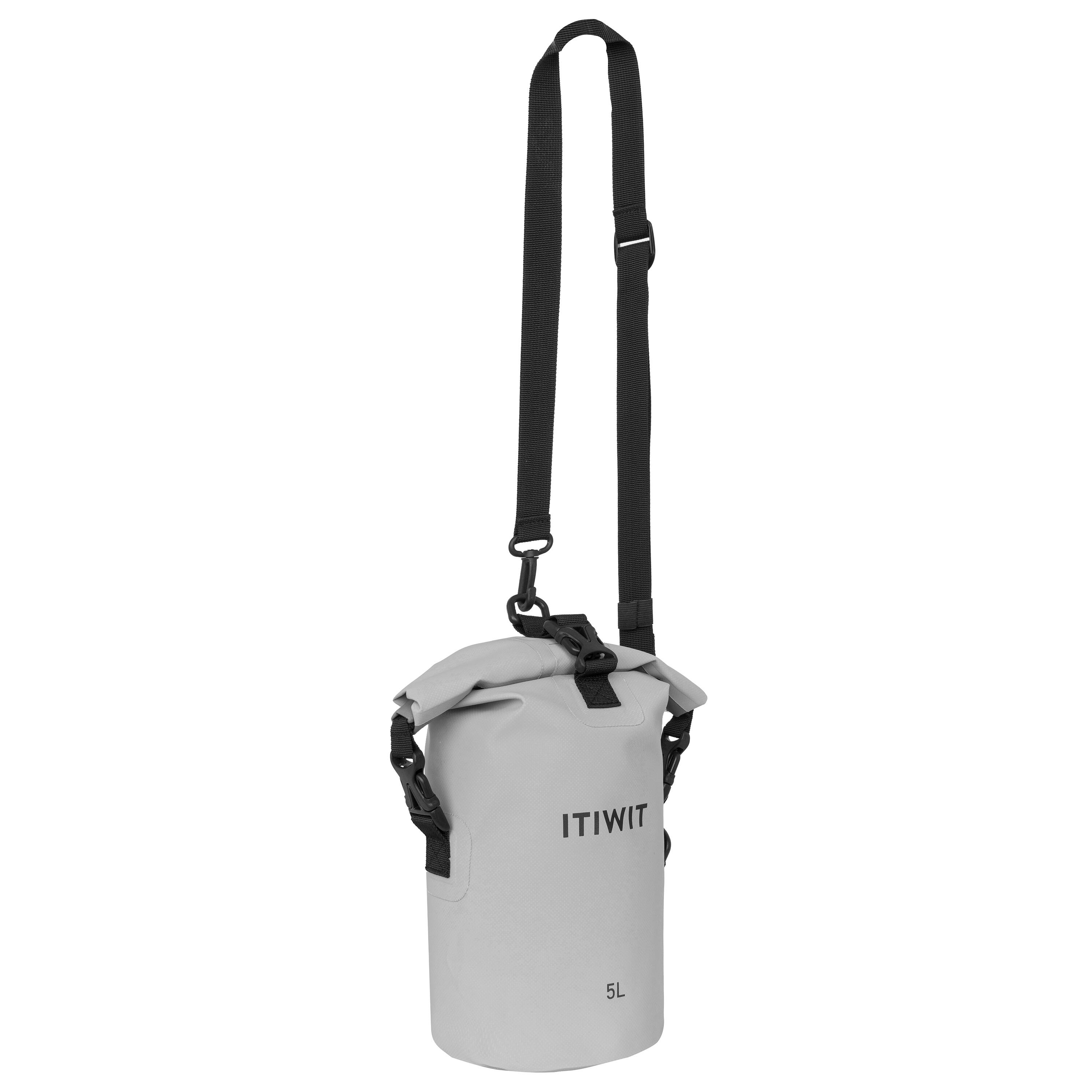 ITIWIT Wasserfeste Tasche 5L grau EINHEITSGRÃ–SSE