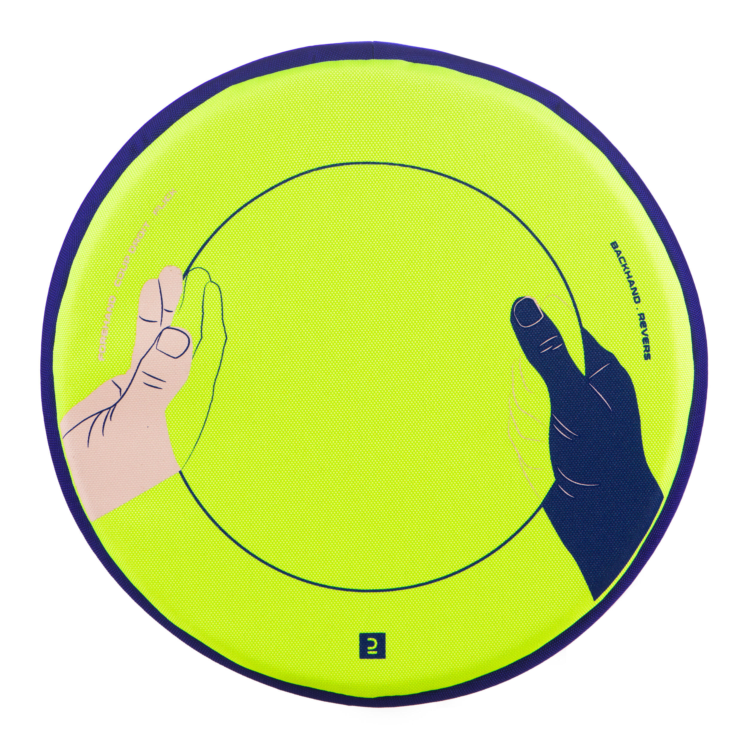 OLAIAN Wurfscheibe Ultrasoft Hands gelb