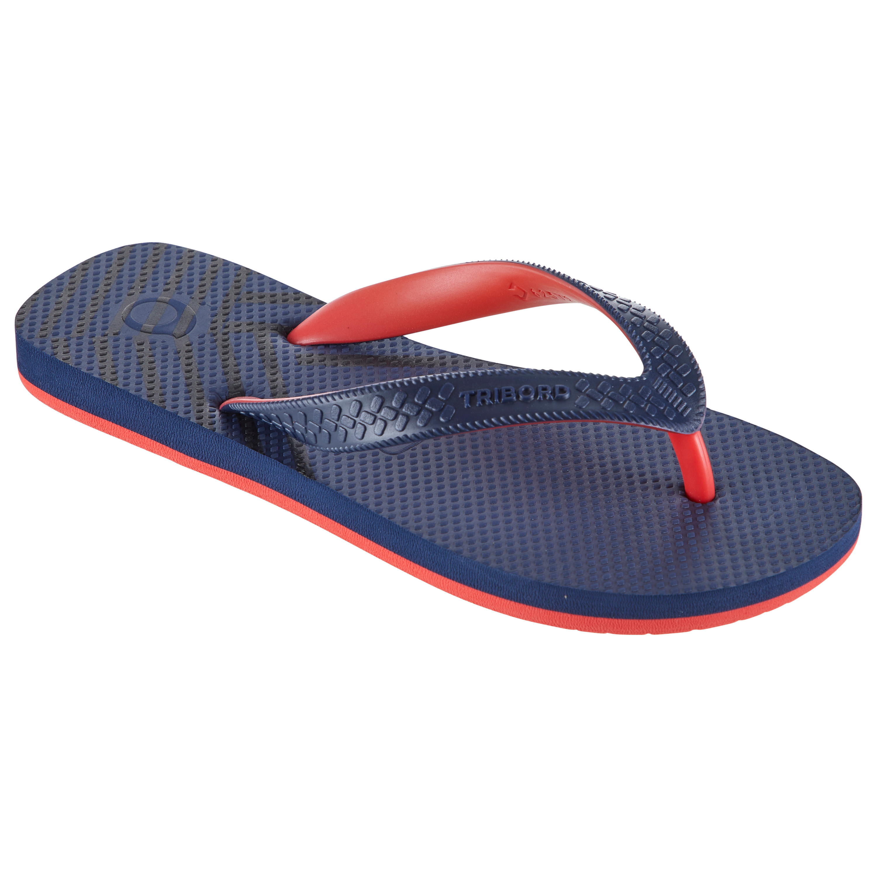 OLAIAN Zehensandalen 500 Diago Jungen dunkelblau
