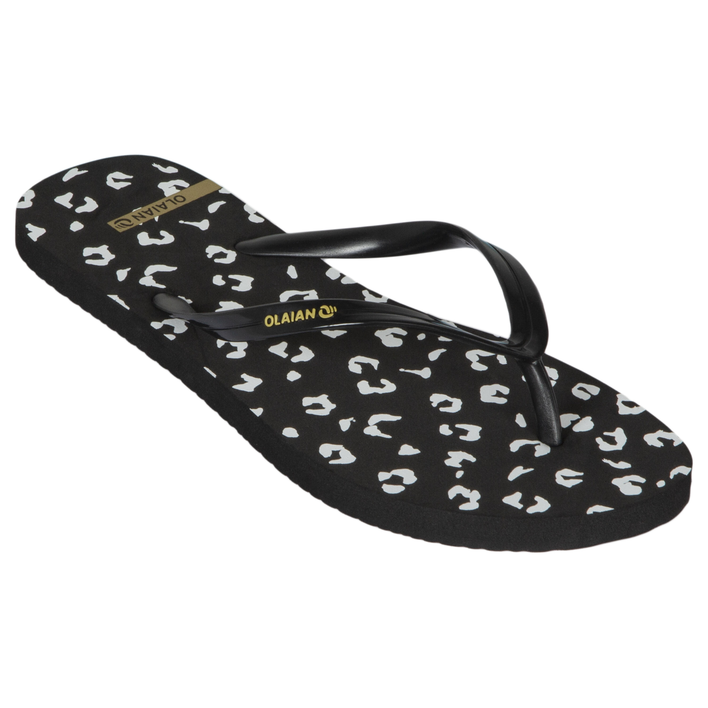 OLAIAN Zehensandalen Damen 120 LÃ©o schwarz/weiÃŸ 37