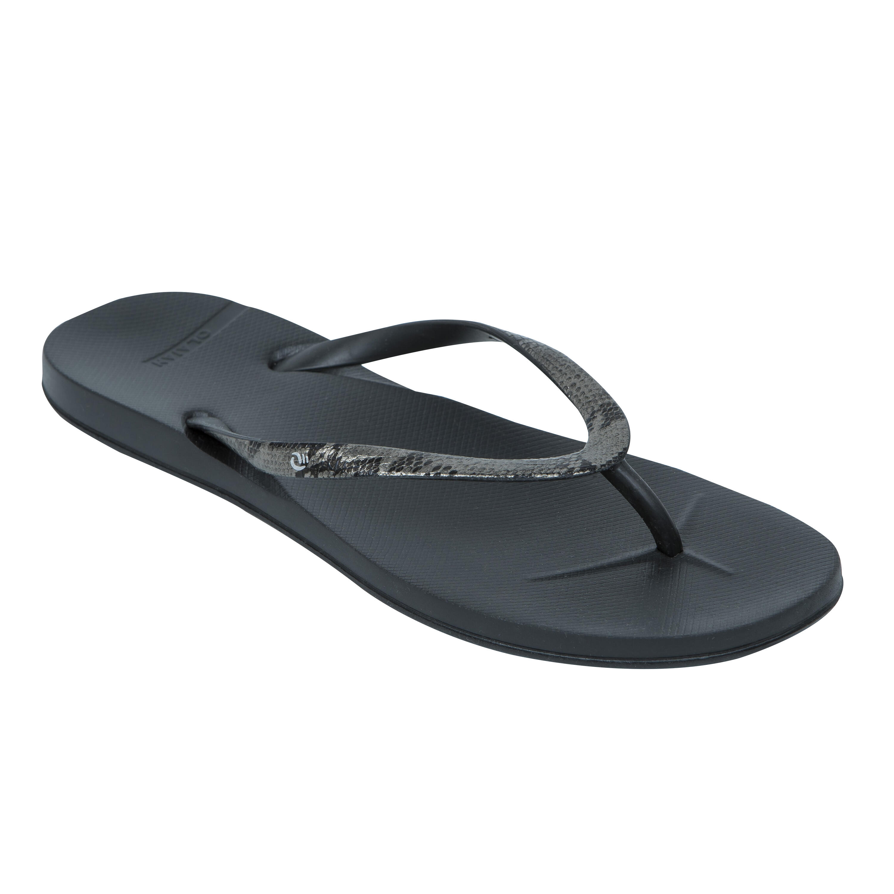 OLAIAN Zehensandalen Damen 500 Liz schwarz 41