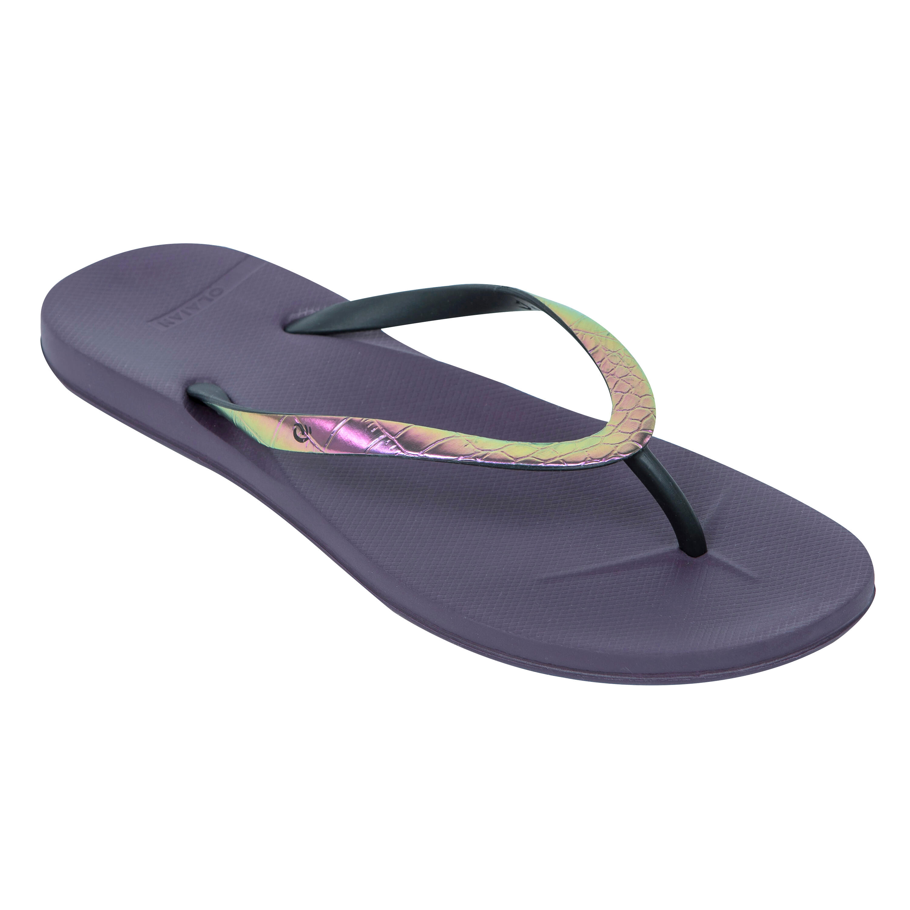 OLAIAN Zehensandalen Damen 500 violett/metallic 41
